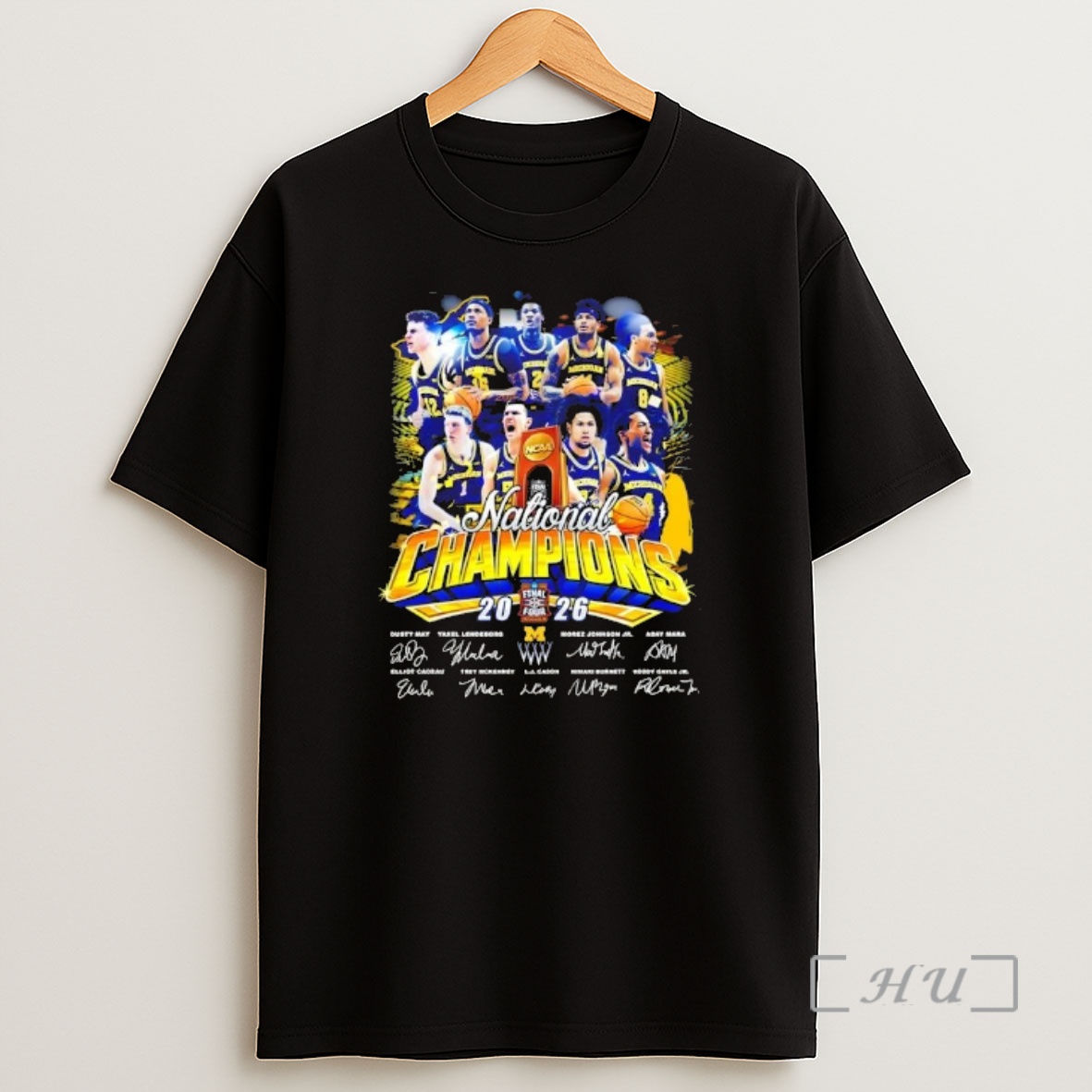 Officials 2026 Ncaa National Champions Michigan Wolverines All Names Players Signatures Shirt Sweatshirt Tee