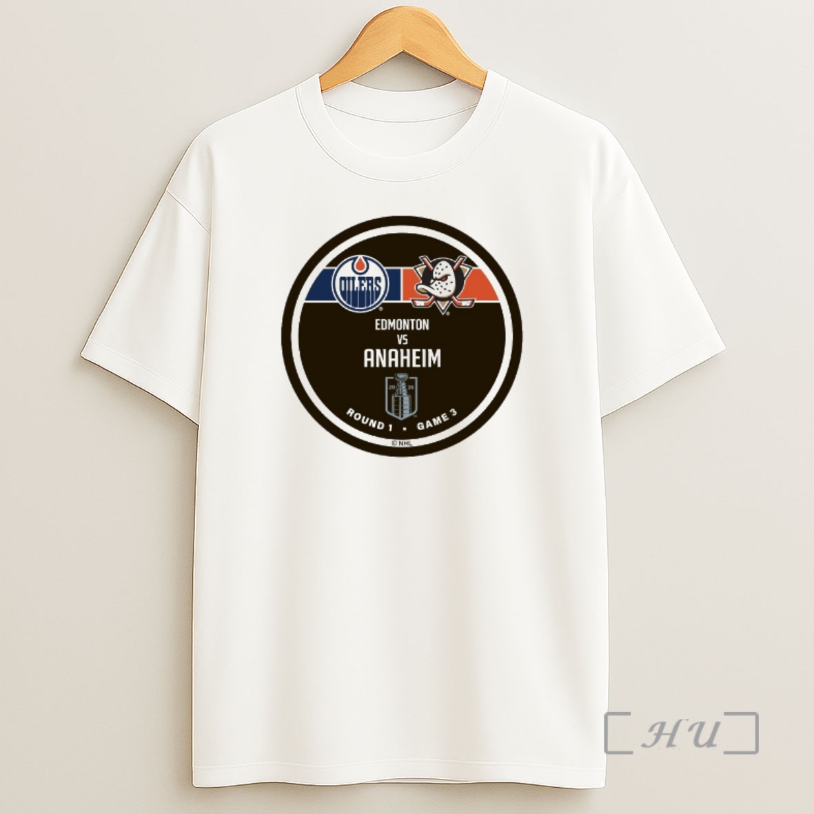 Officials 2026 Nhl Stanley Cup 2026 Round 1 Game 3 Edmonton Vs Anaheim Ducks Shirt Sweatshirt Tee 1