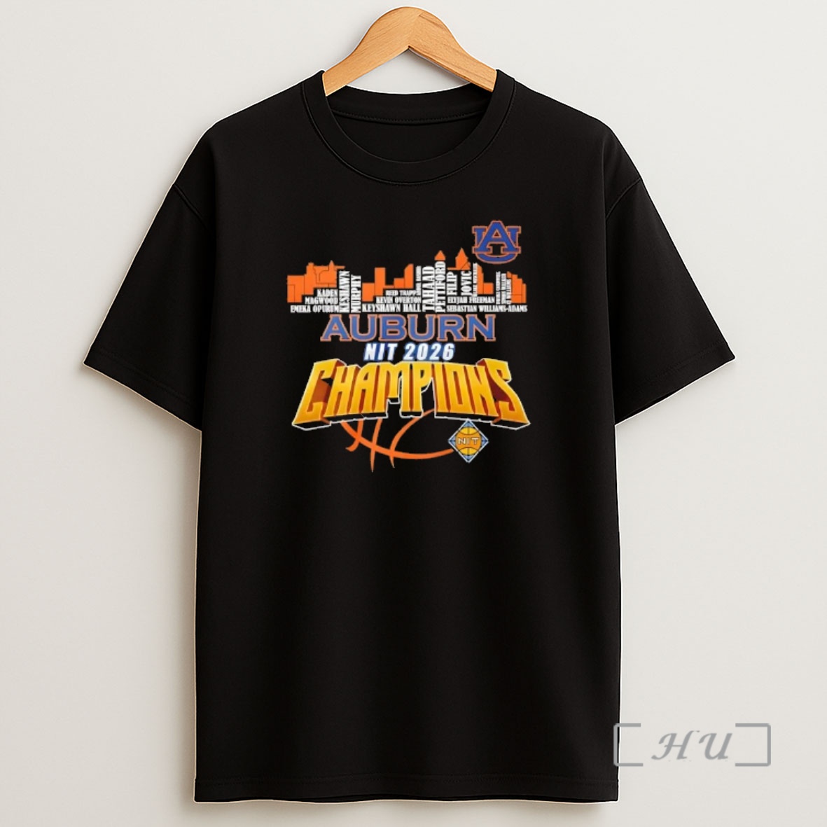 Officials 2026 Nit Champions Auburn Tigers All Names City Skyline Shirt Sweatshirt Tee