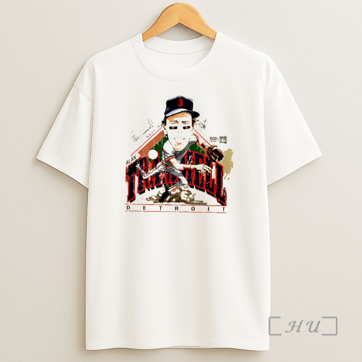 Officials Alan Trammell Detroit Bruce Stark Collection Shirt Sweatshirt Tee