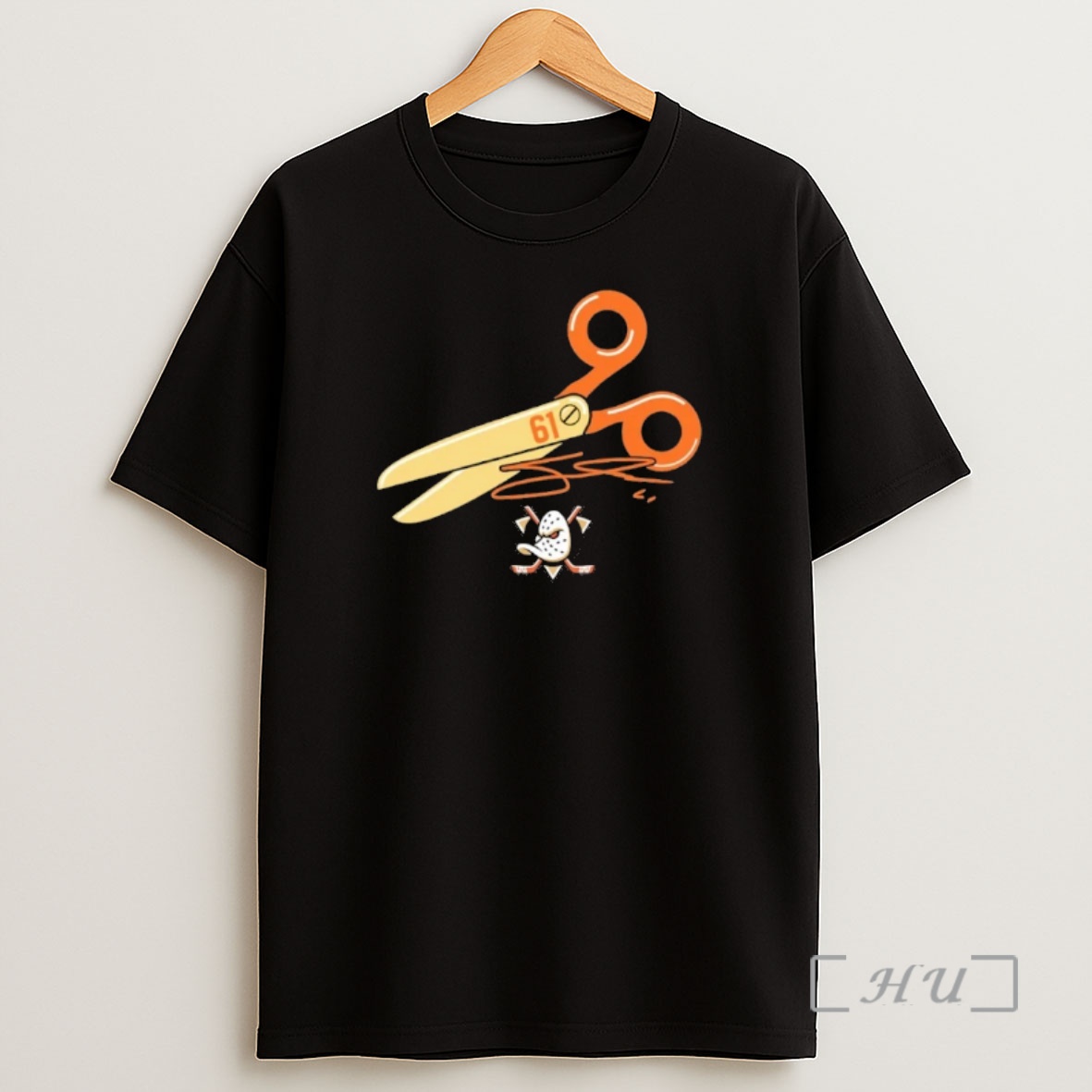Officials Anaheim Ducks Cutter Gauthier Scissors 00 Shirt Sweatshirt Tee