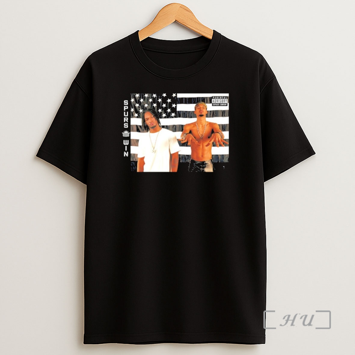 Officials Andre 3000 Big Boi Outkast San Antonio Spurs Win Parental Advisory Explicit Content Shirt Sweatshirt Tee