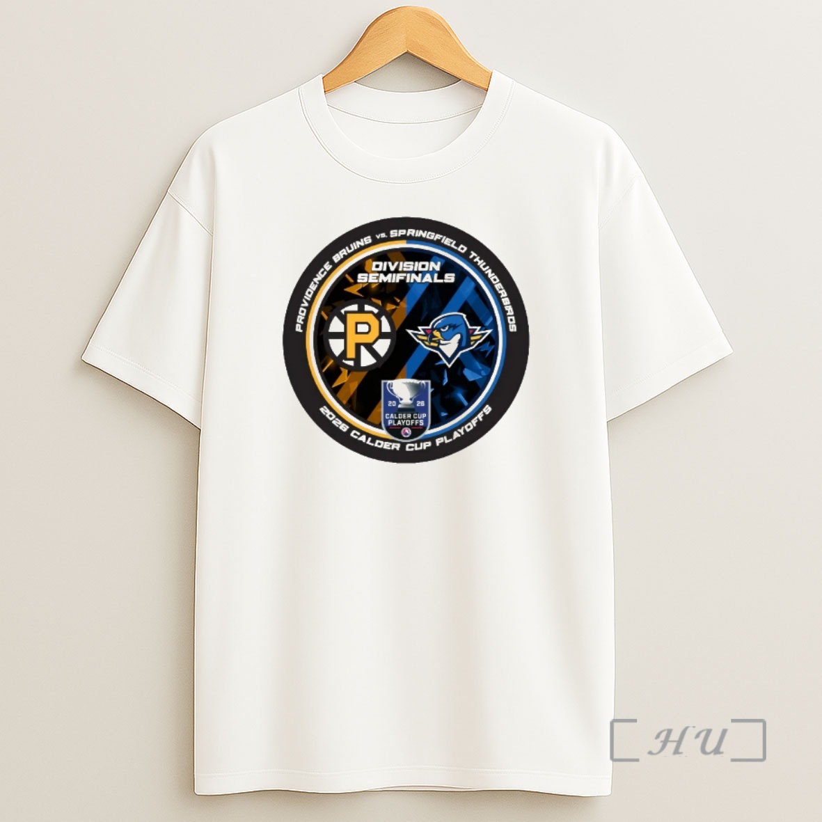 Officials Awesome Providence Bruins Vs Springfield Thunderbirds 2026 Calder Cup Playoffs Division Semifinals Dueling Souvenir Shirt Sweatshirt Tee