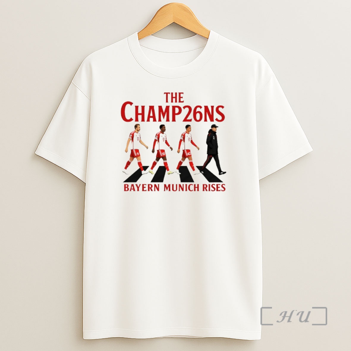 Officials Bayern Munich Rises The Champ26ns Abbey Road Champions Shirt Sweatshirt Tee