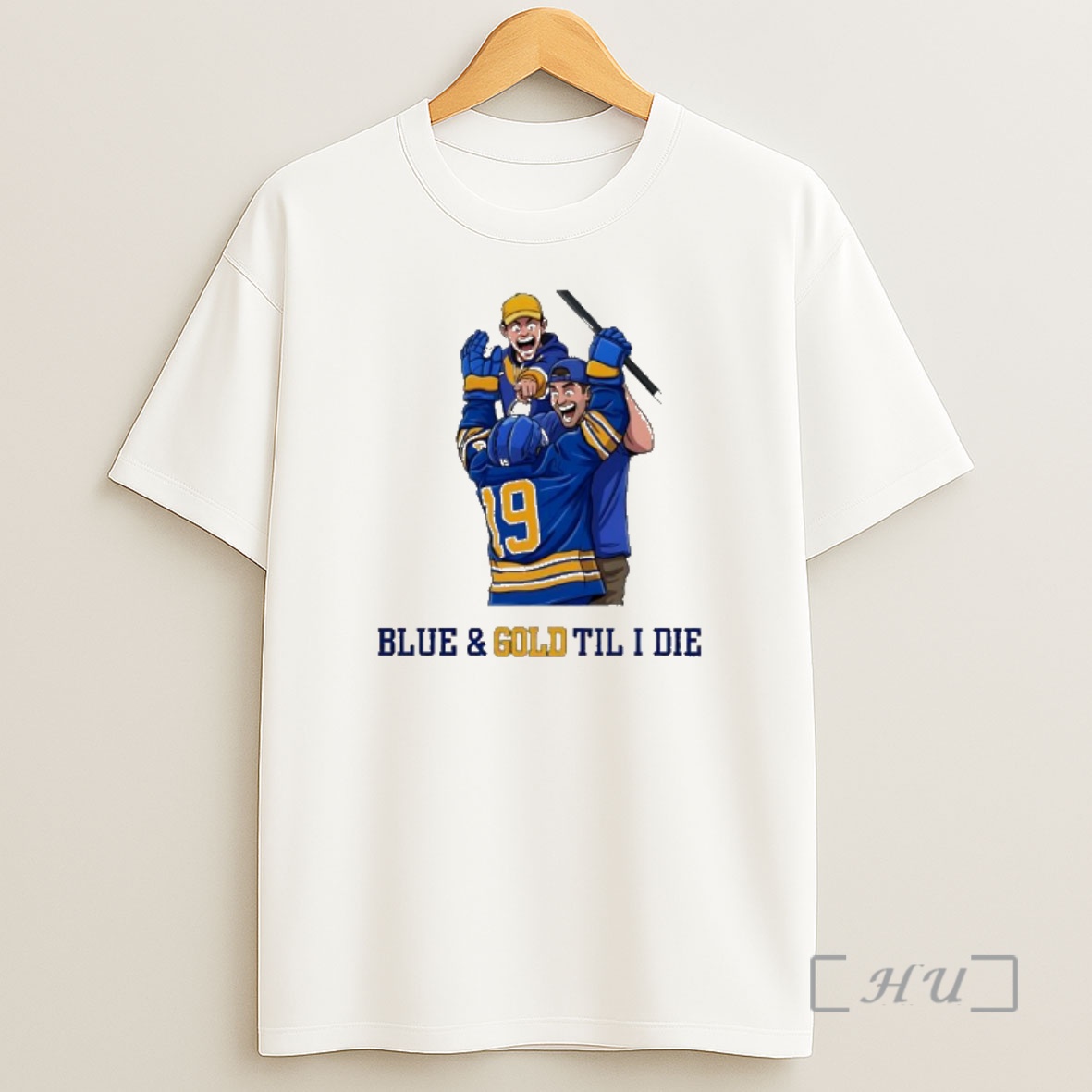 Officials Blue And Gold Til I Die Hockey Fans Goal Celebration Shirt Sweatshirt Tee