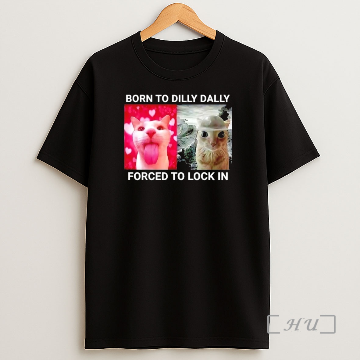 Officials Born To Dilly Dally Forced To Lock In Cat Meme Shirt Sweatshirt Tee