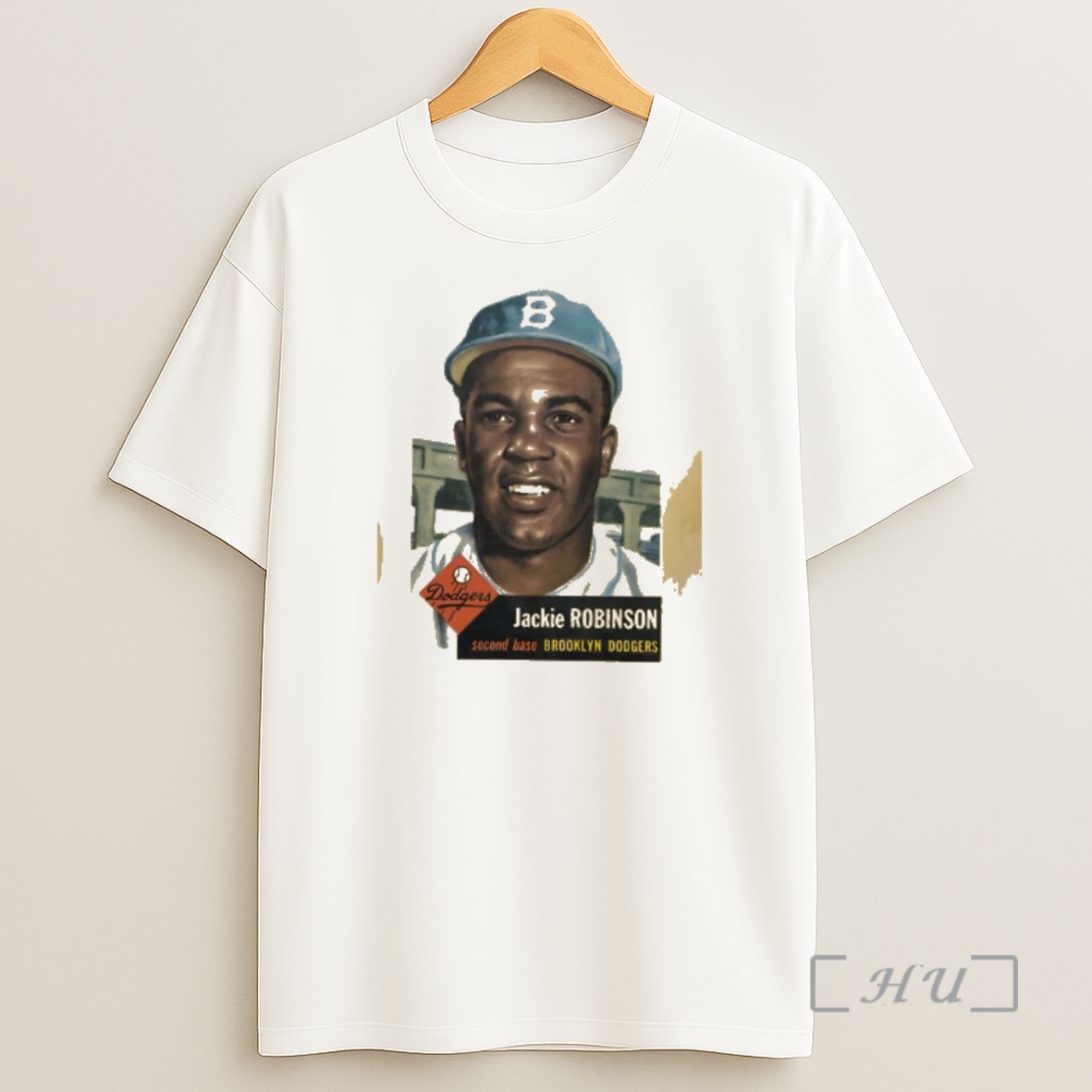 Officials Brooklyn Dodgers Jackie Robinson Topps Dodgers Baseball Card Shirt Sweatshirt Tee