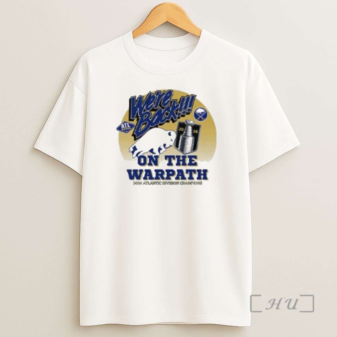 Officials Buffalo Sabres Were Back On The Warpath 2026 Atlantic Division Champions 00 Shirt Sweatshirt Tee