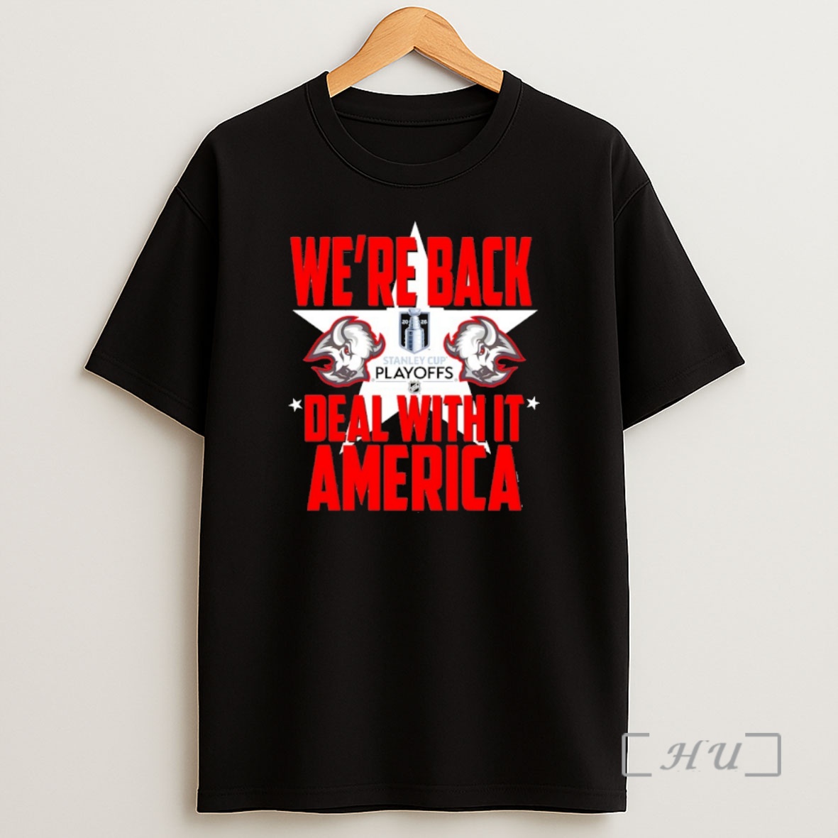 Officials Buffalo Sabres Were Back Deal With It America Stanley Cup Playoffs 2026 Shirt Sweatshirt Tee