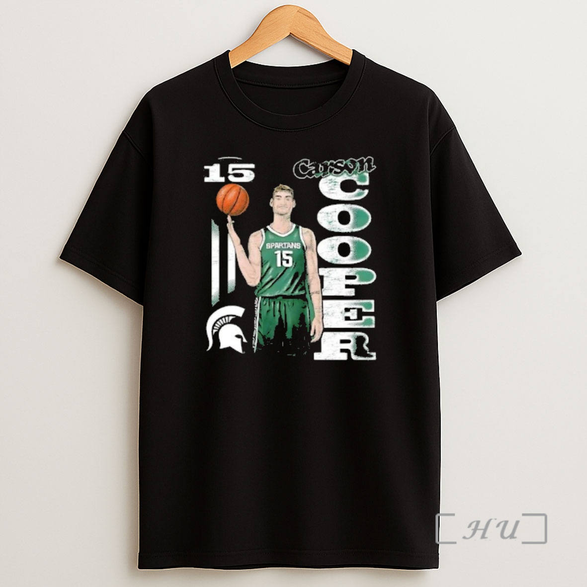 Officials Carson Cooper 15 Michigan State Spartans Illustrated Shirt Sweatshirt Tee