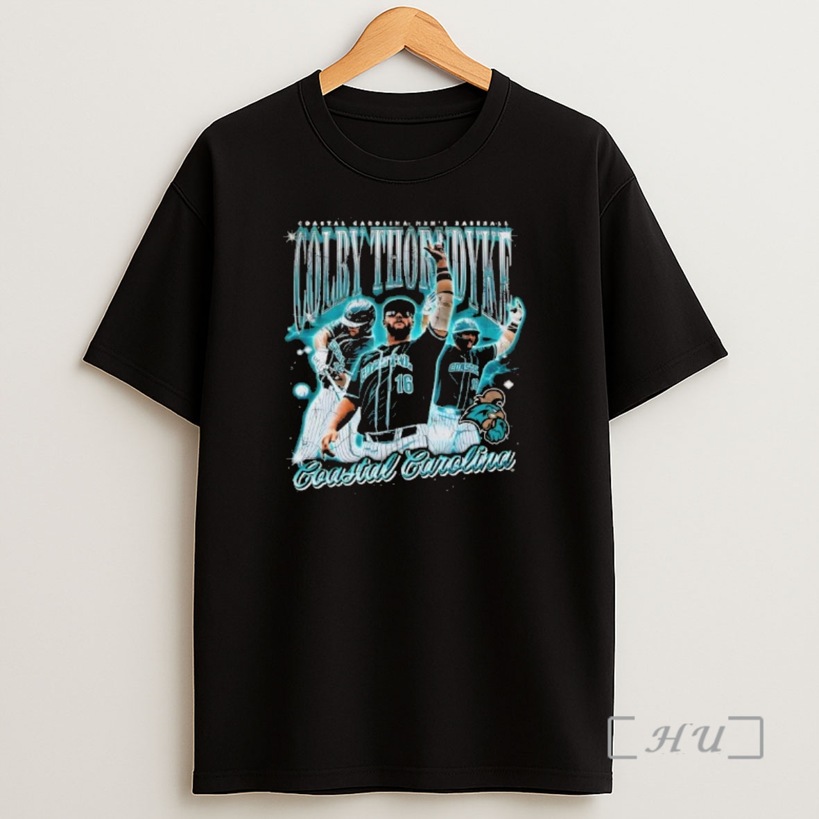 Officials Colby Thorndyke Coastal Carolina Chanticleers Mens Baseball Shirt Sweatshirt Tee
