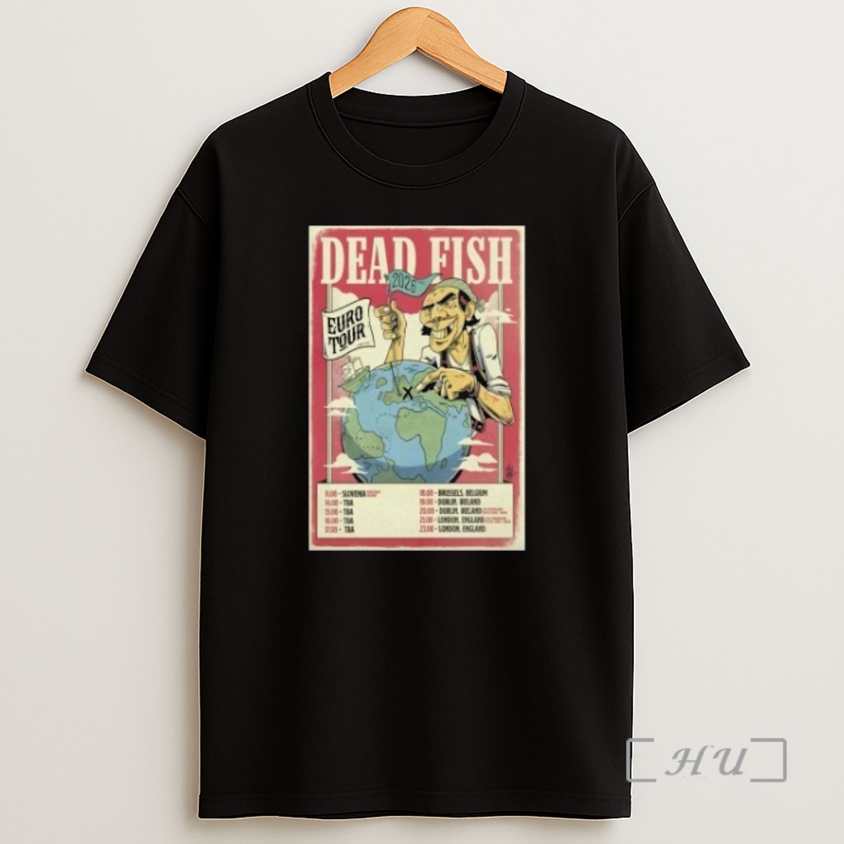 Officials Dead Fish Euro Tour 26 Shirt Sweatshirt Tee