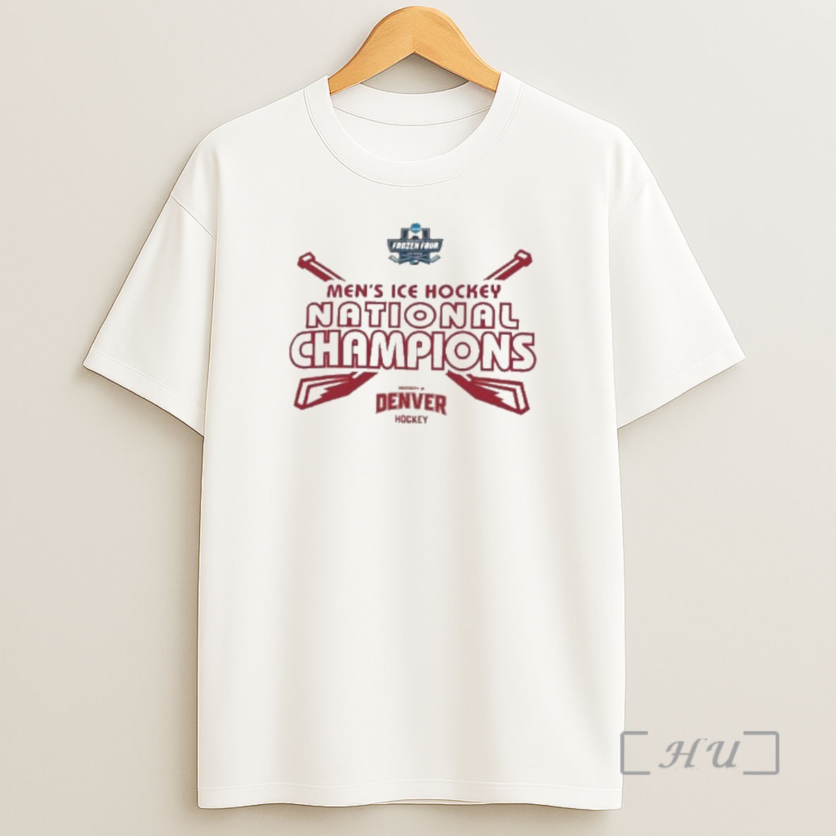 Officials Denver Pioneers Ncaa Frozen Four Mens Ice Hockey National Champions 2026 White Shirt Sweatshirt Tee