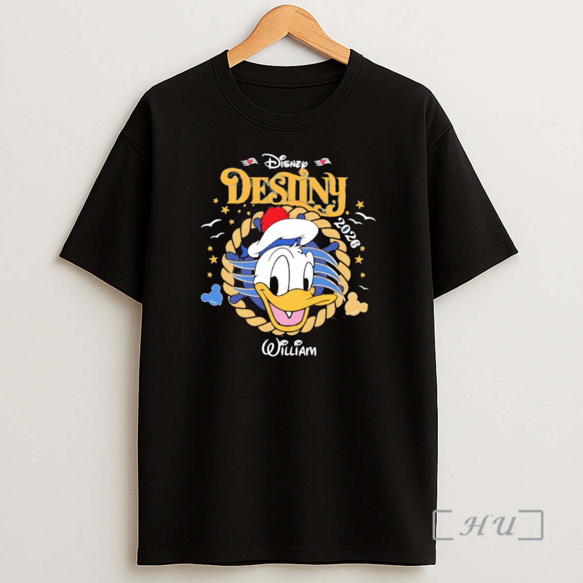 Officials Donald Duck Destiny Disney Cruise Line 2026 William Shirt Sweatshirt Tee