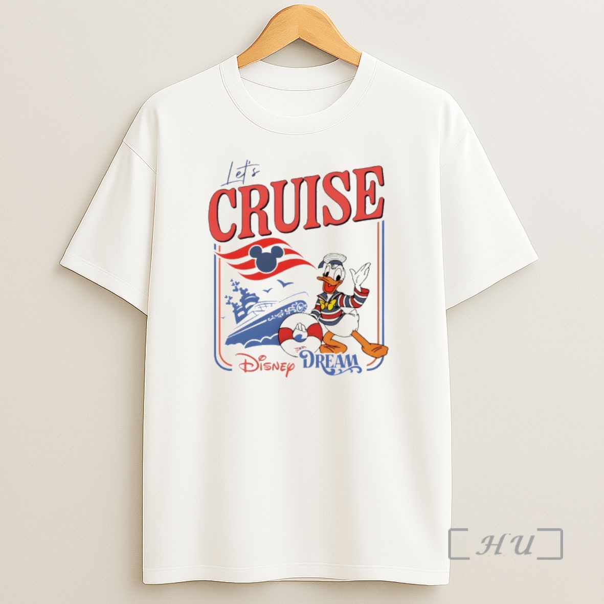 Officials Donald Duck Disney Lets Cruise Line Dream 2026 Shirt Sweatshirt Tee