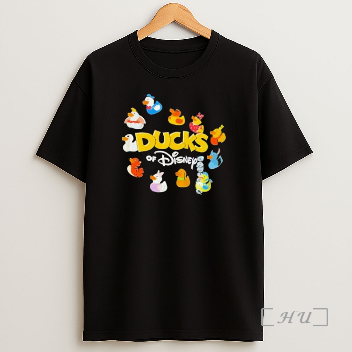 Officials Ducks Of Disney Characters Donald Daisy Tigger Pluto Rubber Duck Shirt Sweatshirt Tee