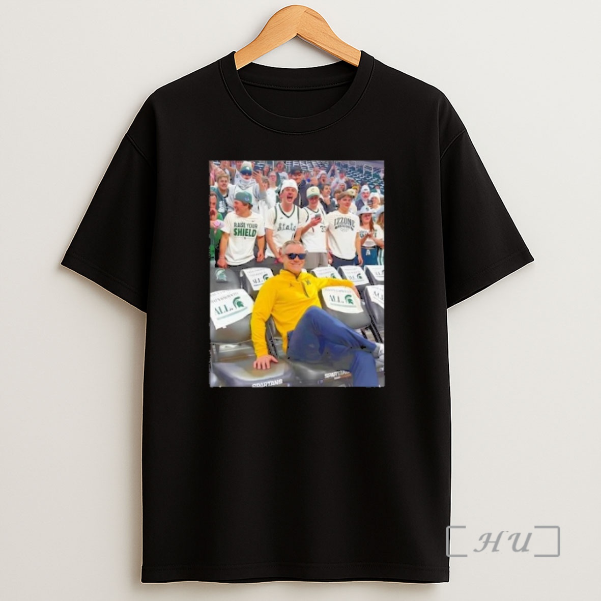 Officials Dusty May Aura Rival Michigan Wolverines Crowd Photo Shirt Sweatshirt Tee