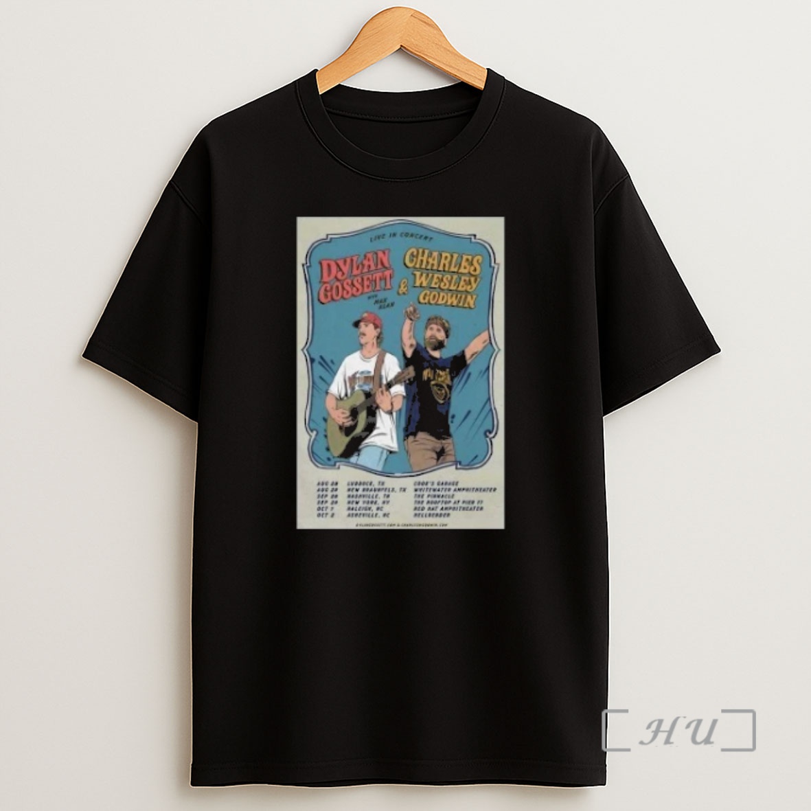 Officials Dylan Gossett And Charles Wesley Godwin Tour 2026 Shirt Sweatshirt Tee