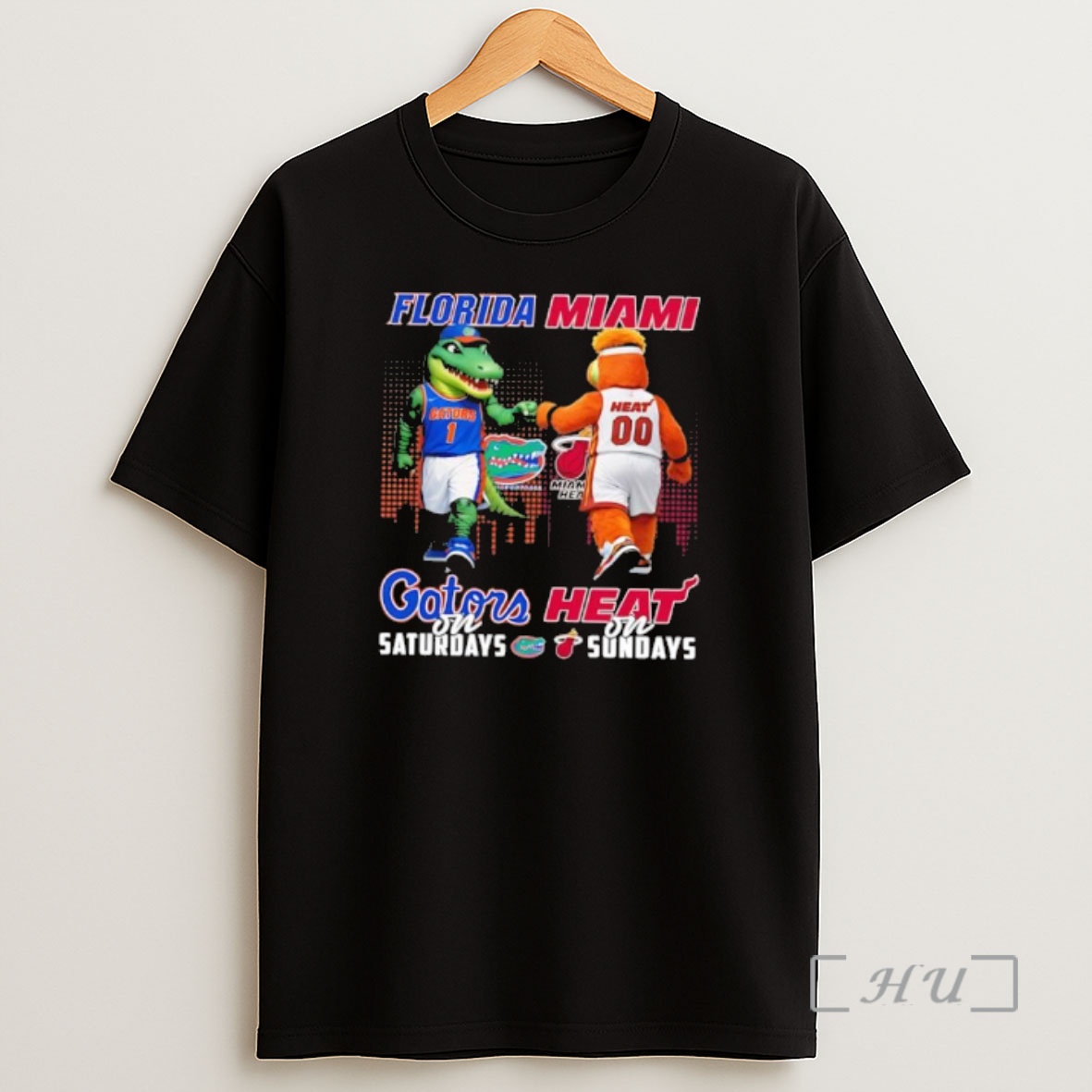 Officials Florida Gators Miami Heat Saturdays Sundays Basketball Sports Mashup Shirt Sweatshirt Tee