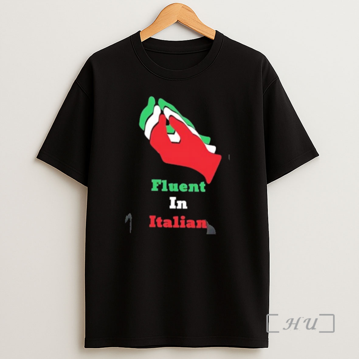 Officials Fluent In Italian Hand Gesture Flag Colors Shirt Sweatshirt Tee