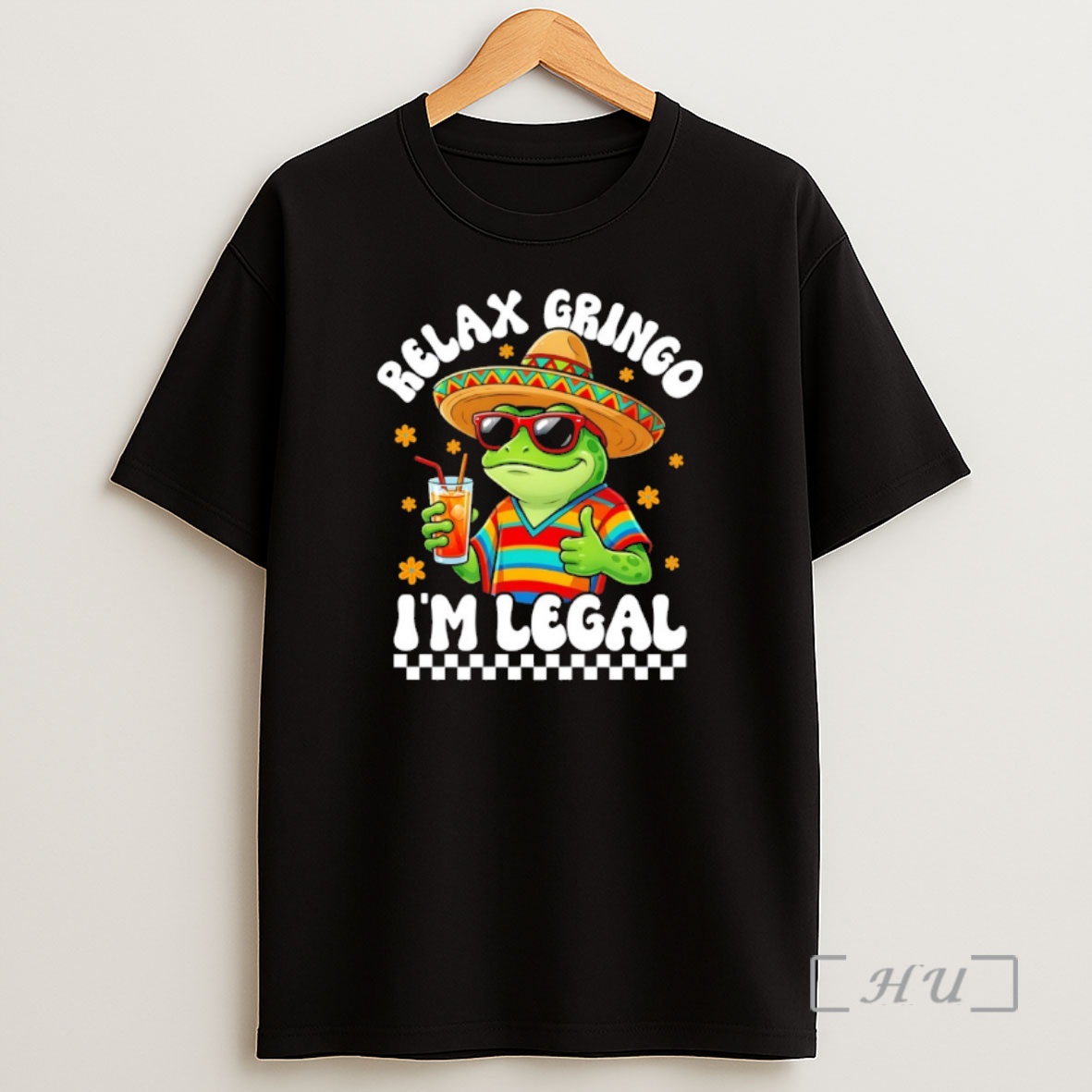 Officials Funny Frog Sombrero Cinco De Mayo Fiesta Relax Gringo Im Legal Shirt Sweatshirt Tee
