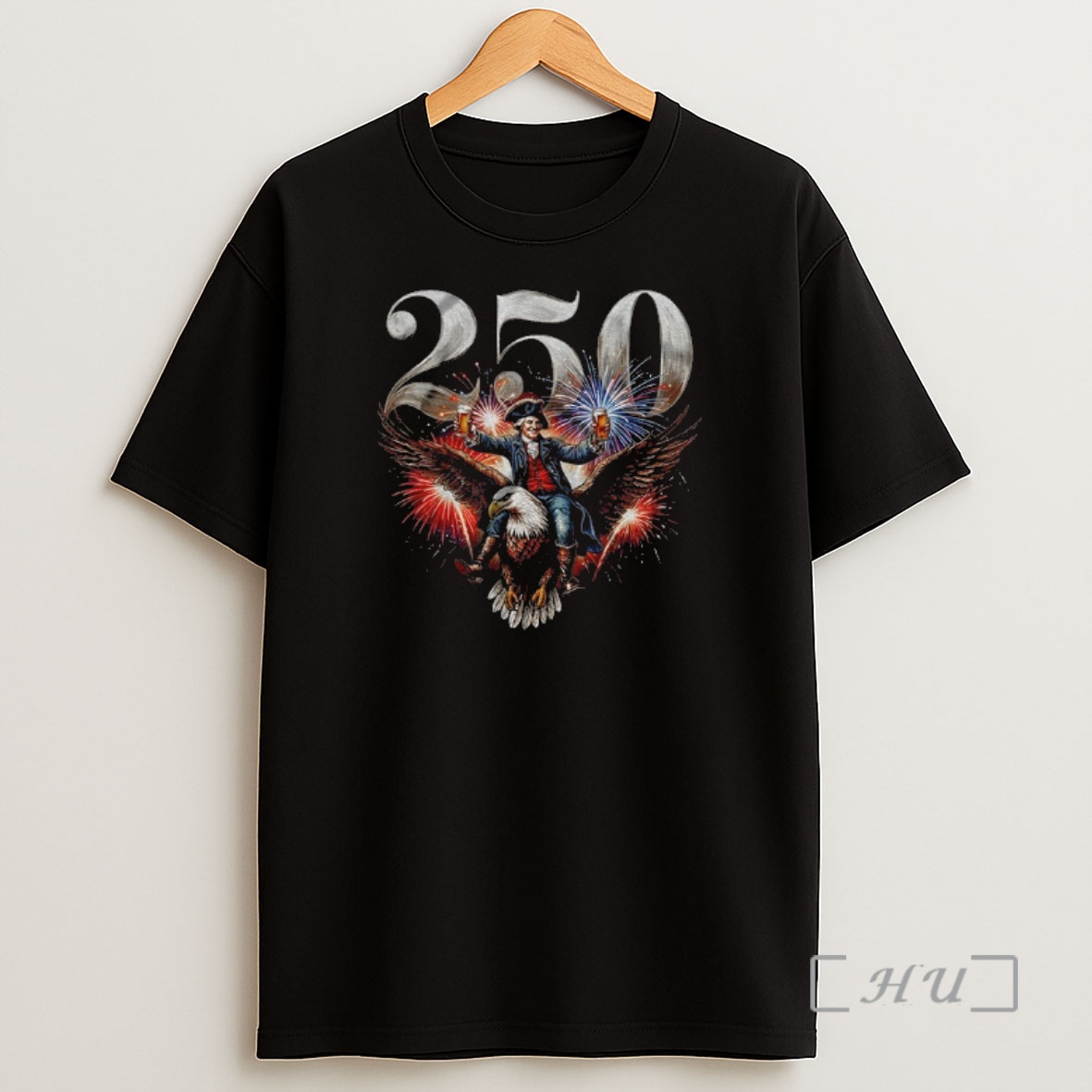 Officials George Washington Bald Eagle 250th Anniversary Independence Day Shirt Sweatshirt Tee
