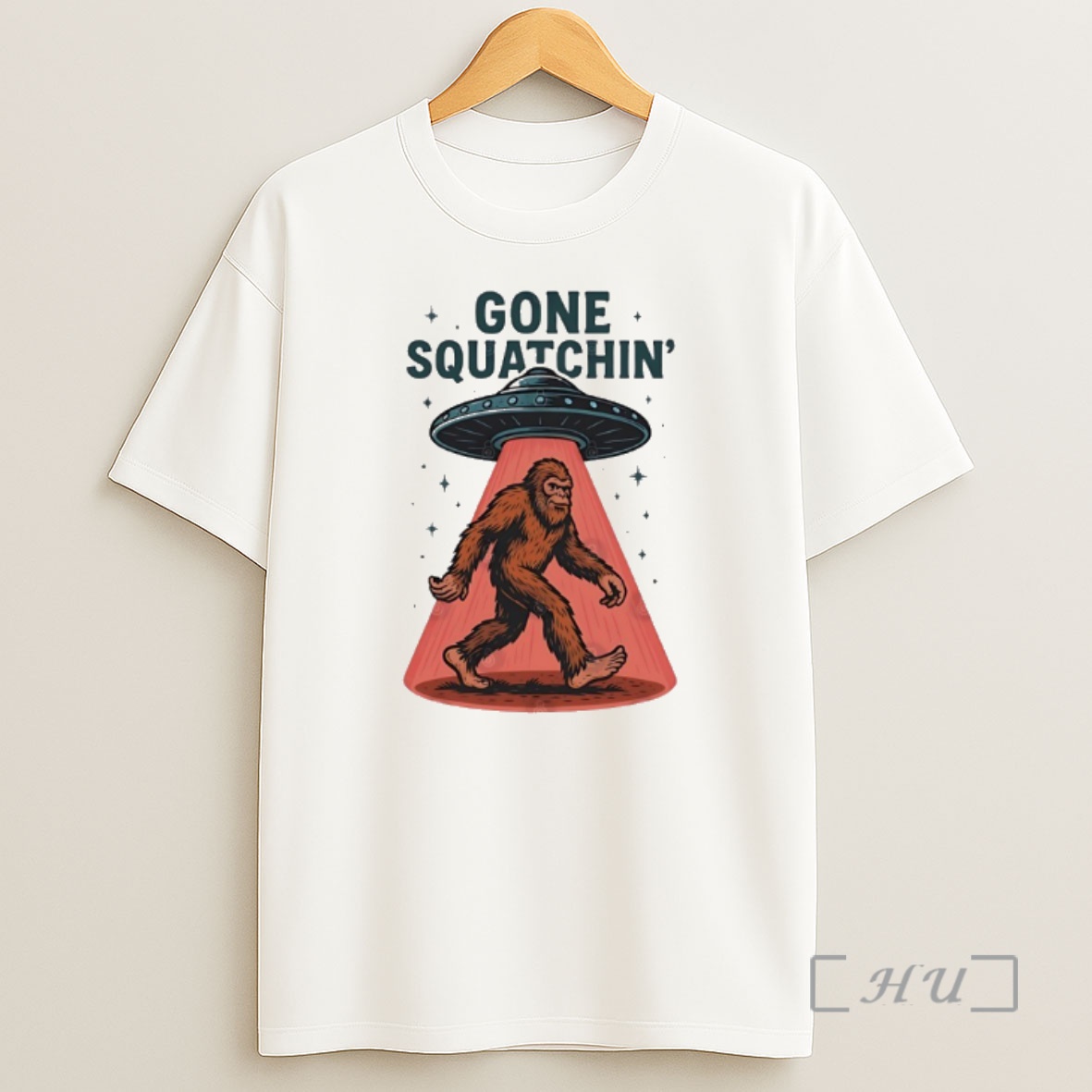 Officials Gone Squatchin Bigfoot Sasquatch Ufo Alien Abduction Shirt Sweatshirt Tee