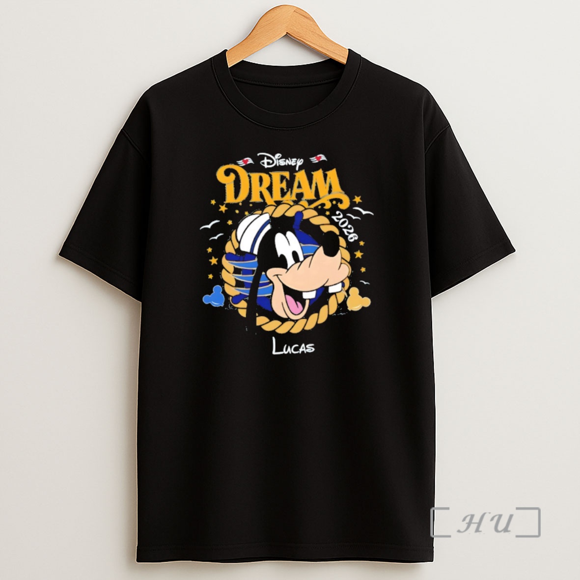 Officials Goofy Dream Disney Cruise Line 2026 Lucas Shirt Sweatshirt Tee