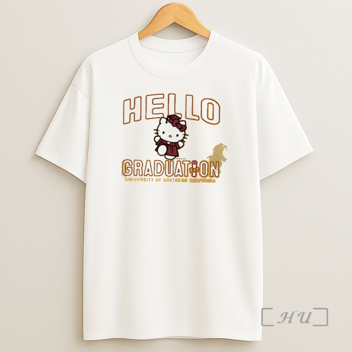Officials Hello Kitty Graduation Usc Trojans University Of Southern California Shirt Sweatshirt Tee