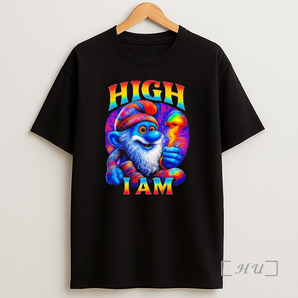 Officials High I Am Trippy Gnome Mushroom Psychedelic Shirt Sweatshirt Tee