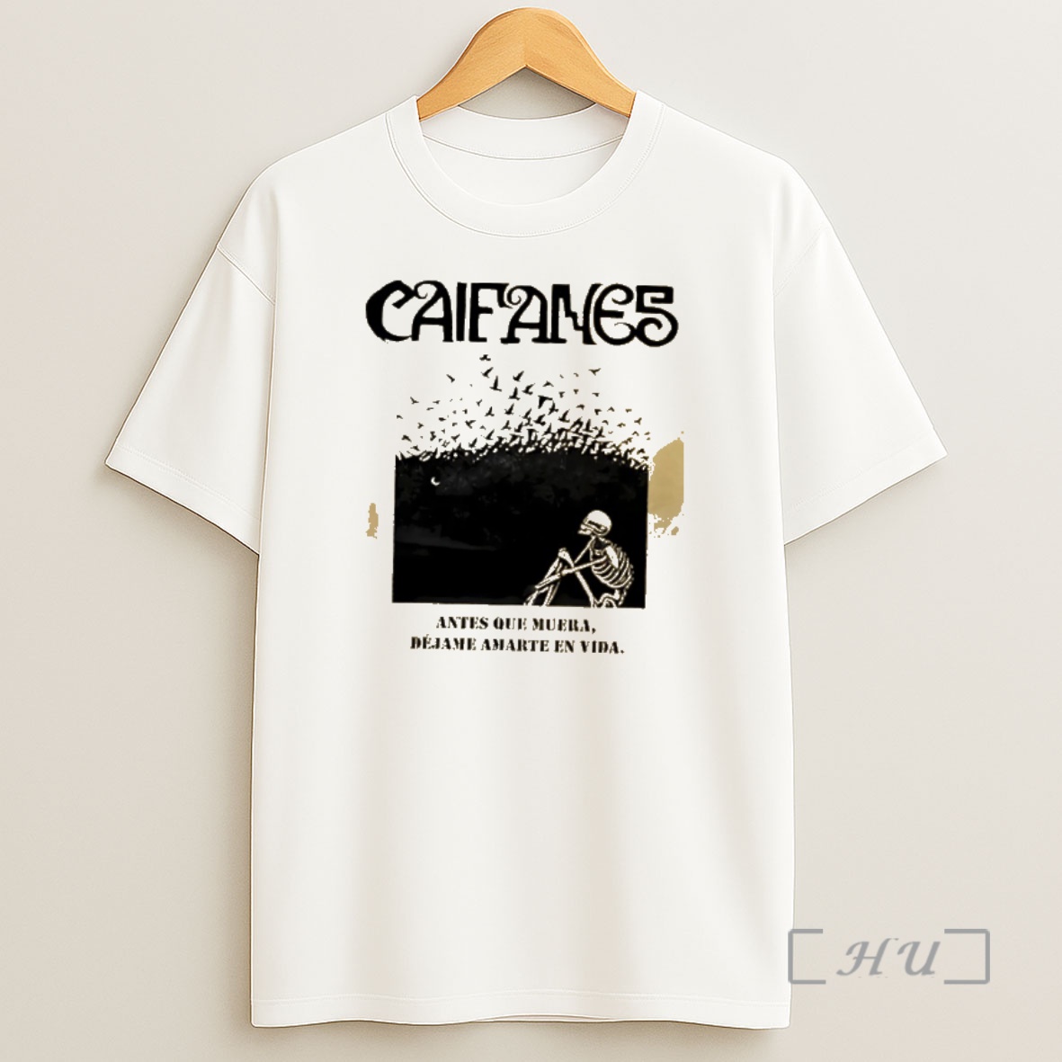 Officials Hk9dz2on Caifanes Miedo Skeleton Birds Shirt Sweatshirt Tee