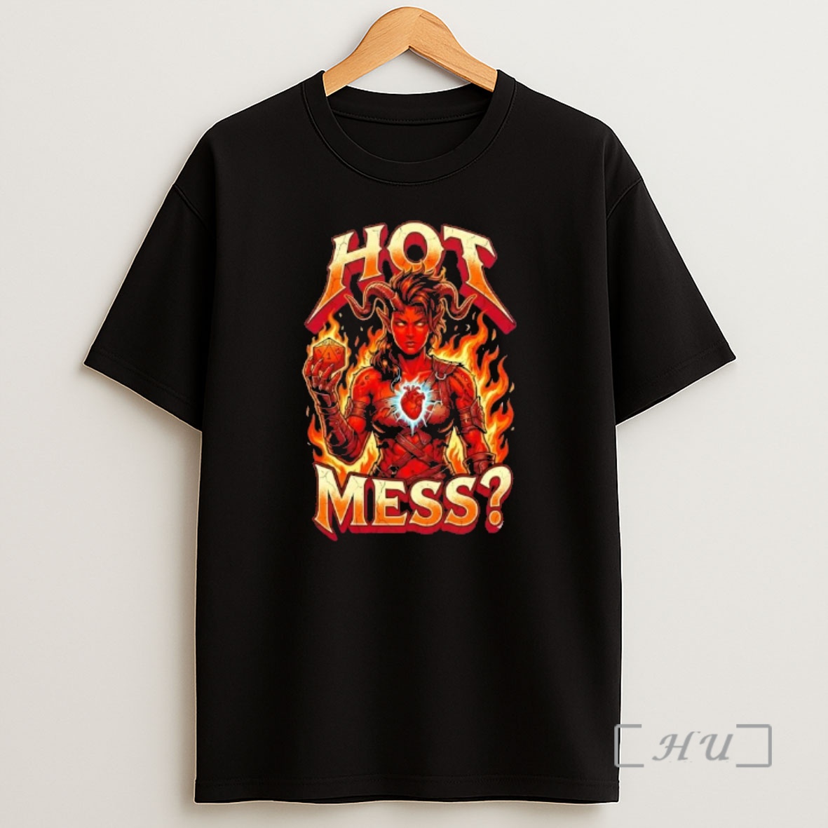Officials Hot Mess Devil Girl Fire Shirt Sweatshirt Tee