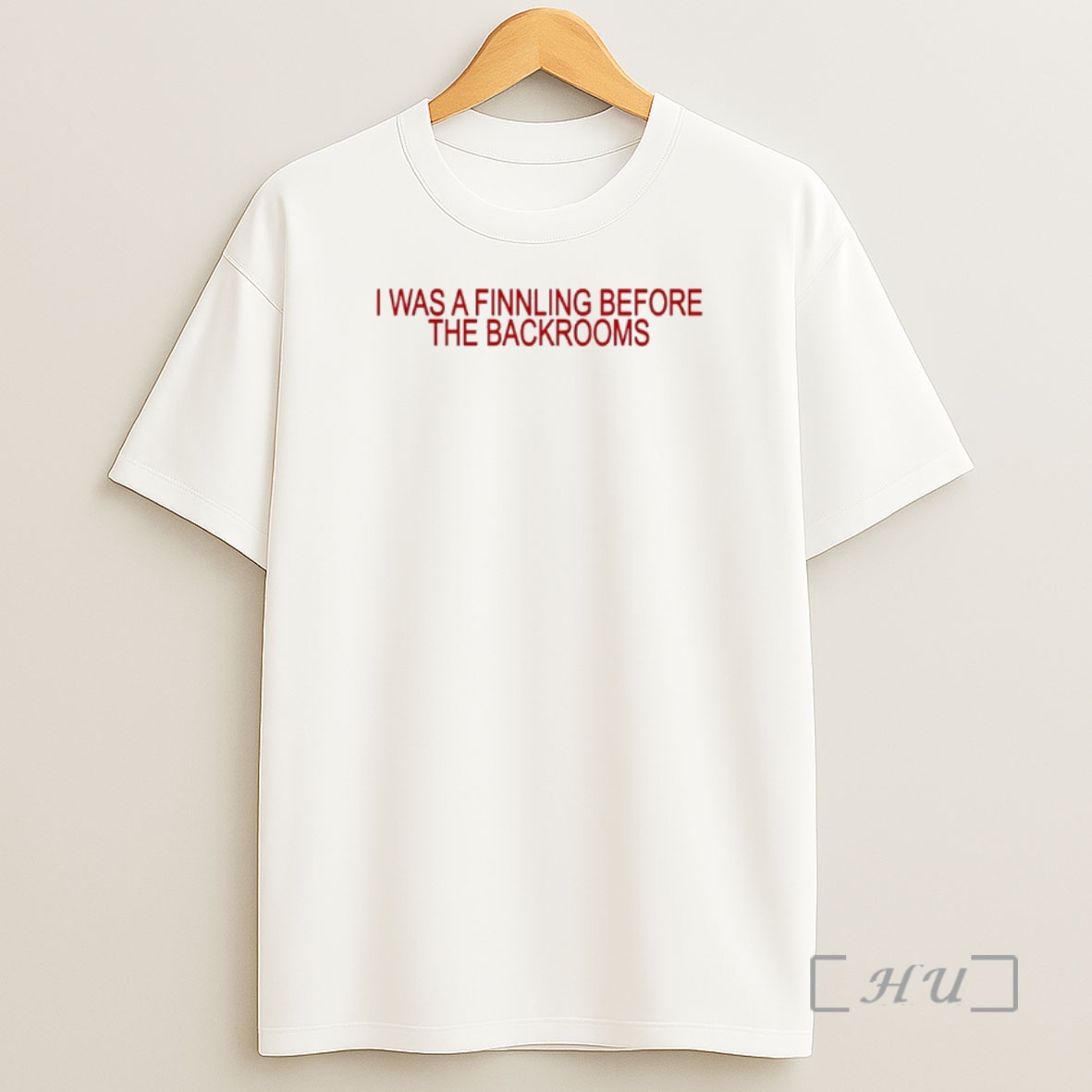 Officials I Was A Finnling Before The Backrooms Text Red Shirt Sweatshirt Tee