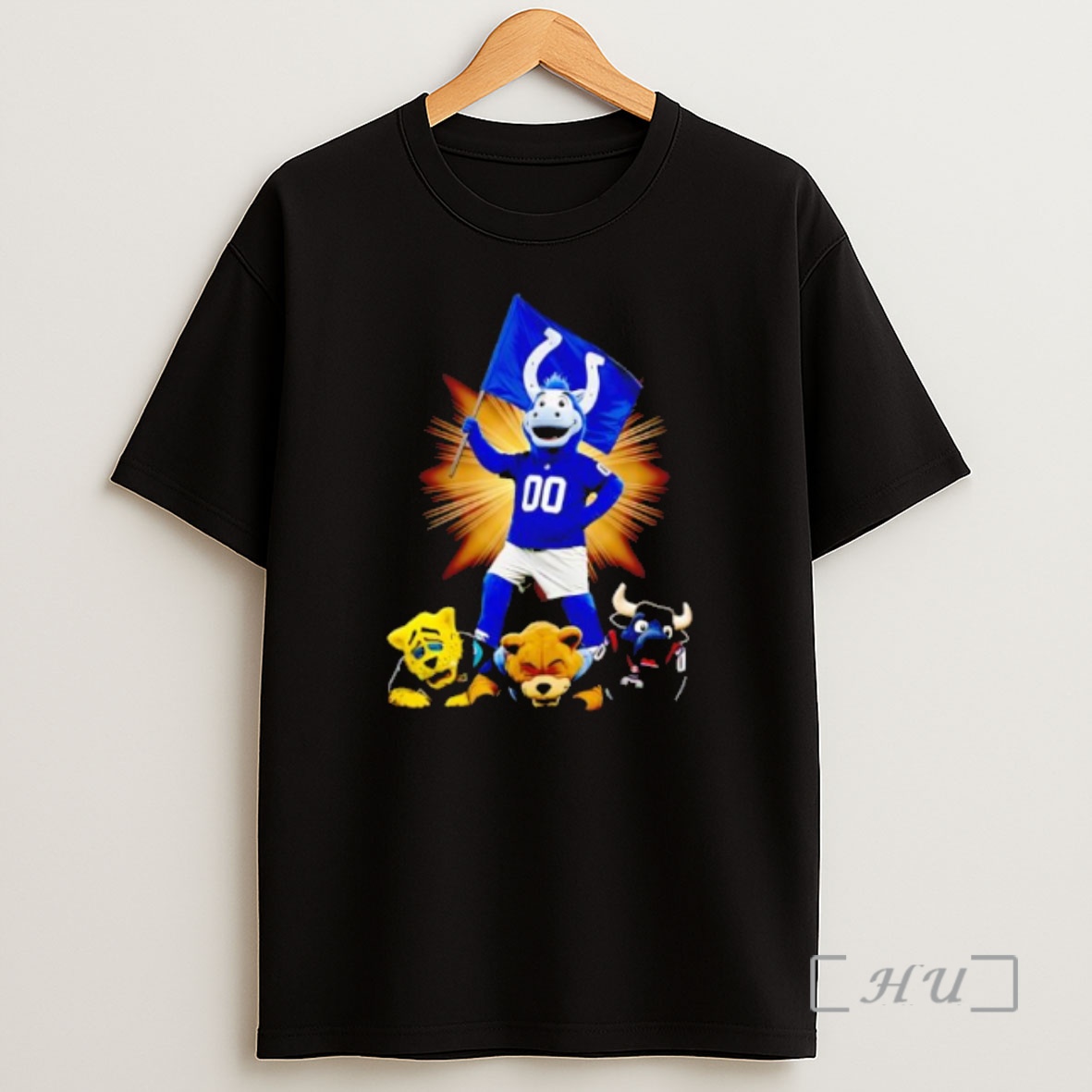 Officials Indianapolis Colts Blue Mascot Flag Afc South Division Rivalry Shirt Sweatshirt Tee