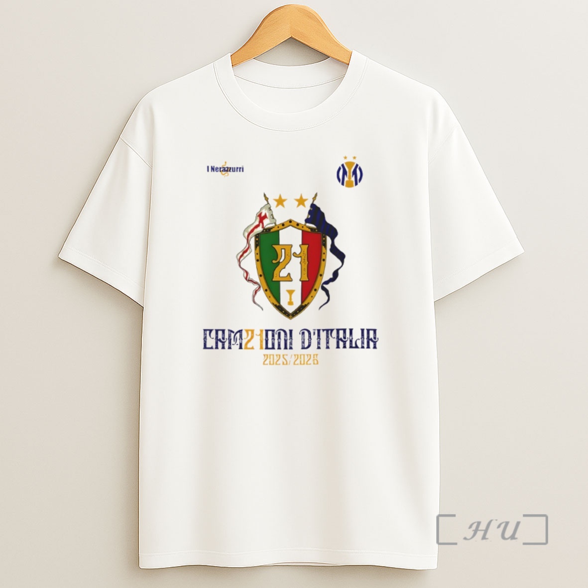 Officials Inter Milan Fc Scudetto 21 Campioni Ditalia Champions 2025 2026 Shirt Sweatshirt Tee