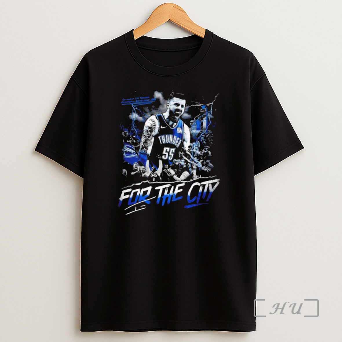 Officials Isaiah Hartenstein 55 Oklahoma City Thunder For The City Storm Graphic Shirt Sweatshirt Tee