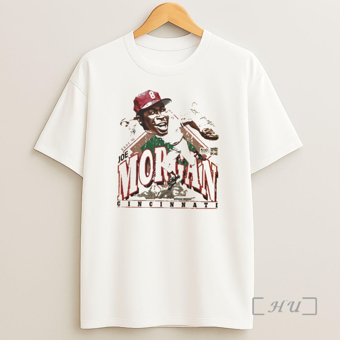 Officials Joe Morgan Cincinnati Bruce Stark Collection Shirt Sweatshirt Tee