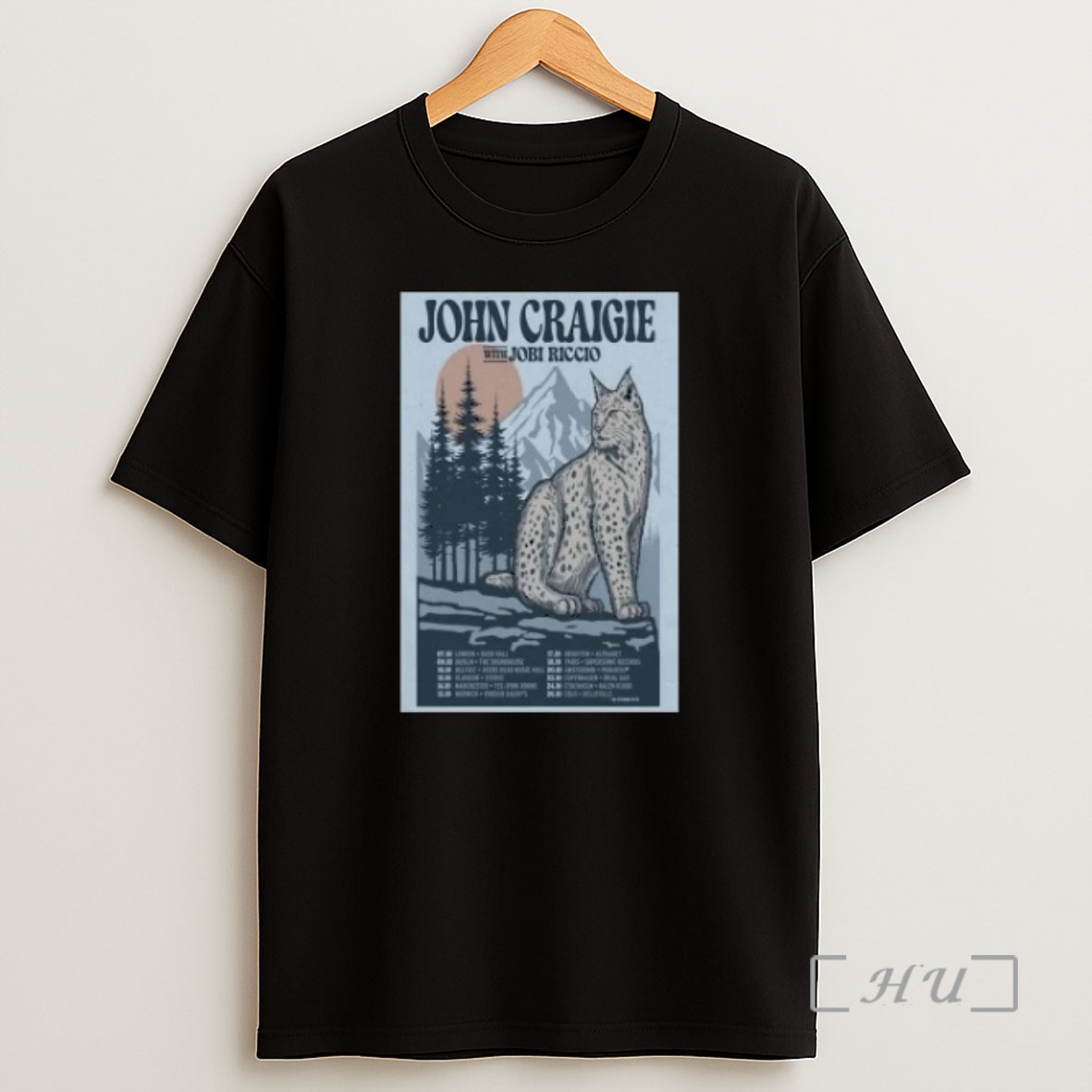 Officials John Craigie With Jobi Riccio Europe Tour 2026 Shirt Sweatshirt Tee
