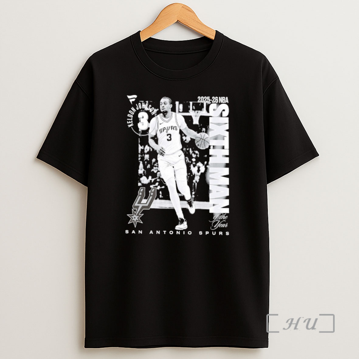 Officials Keldon Johnson San Antonio Spurs 2025 26 Nba Sixth Man Of The Year Legacy Shirt Sweatshirt Tee 1