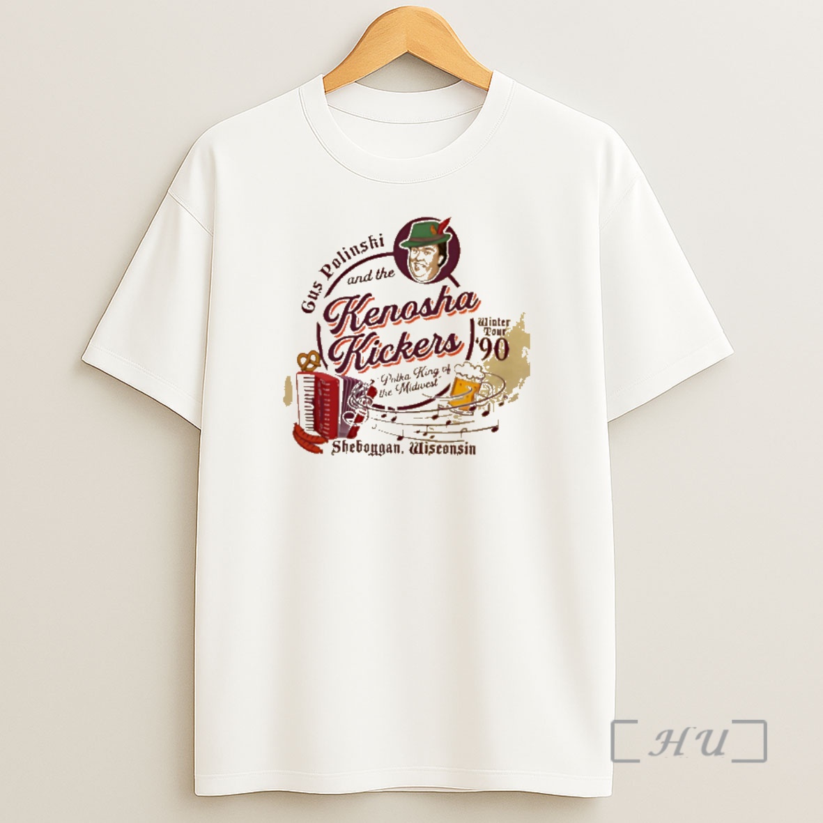 Officials Kenosha Kickers The Polka King Of The Midwest Graphic Shirt Sweatshirt Tee