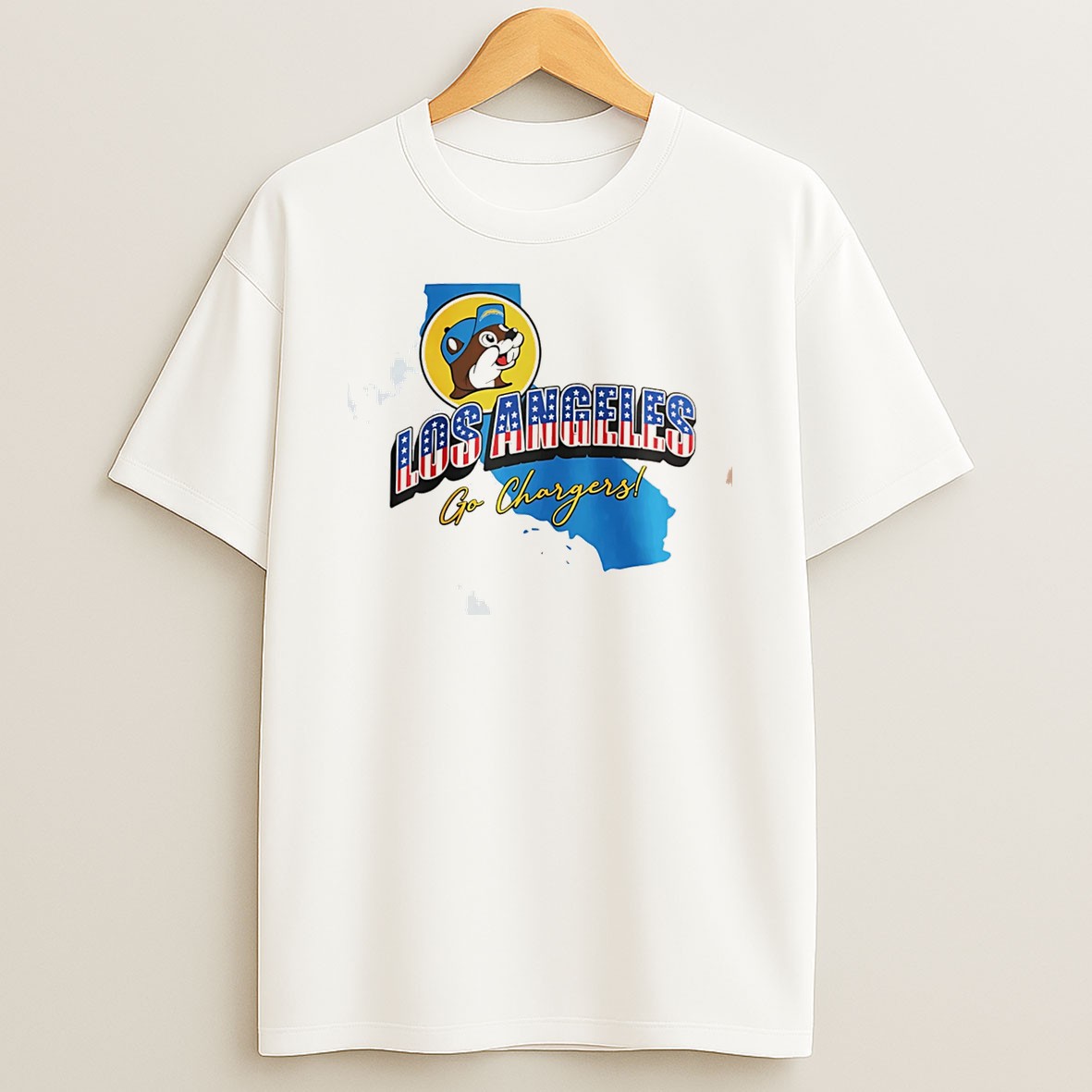 Officials Los Angeles Chargers Buc Ees Los Angeles Go Chargers Patriotic Tee Premium T Shirt Sweatshirt Hoodie