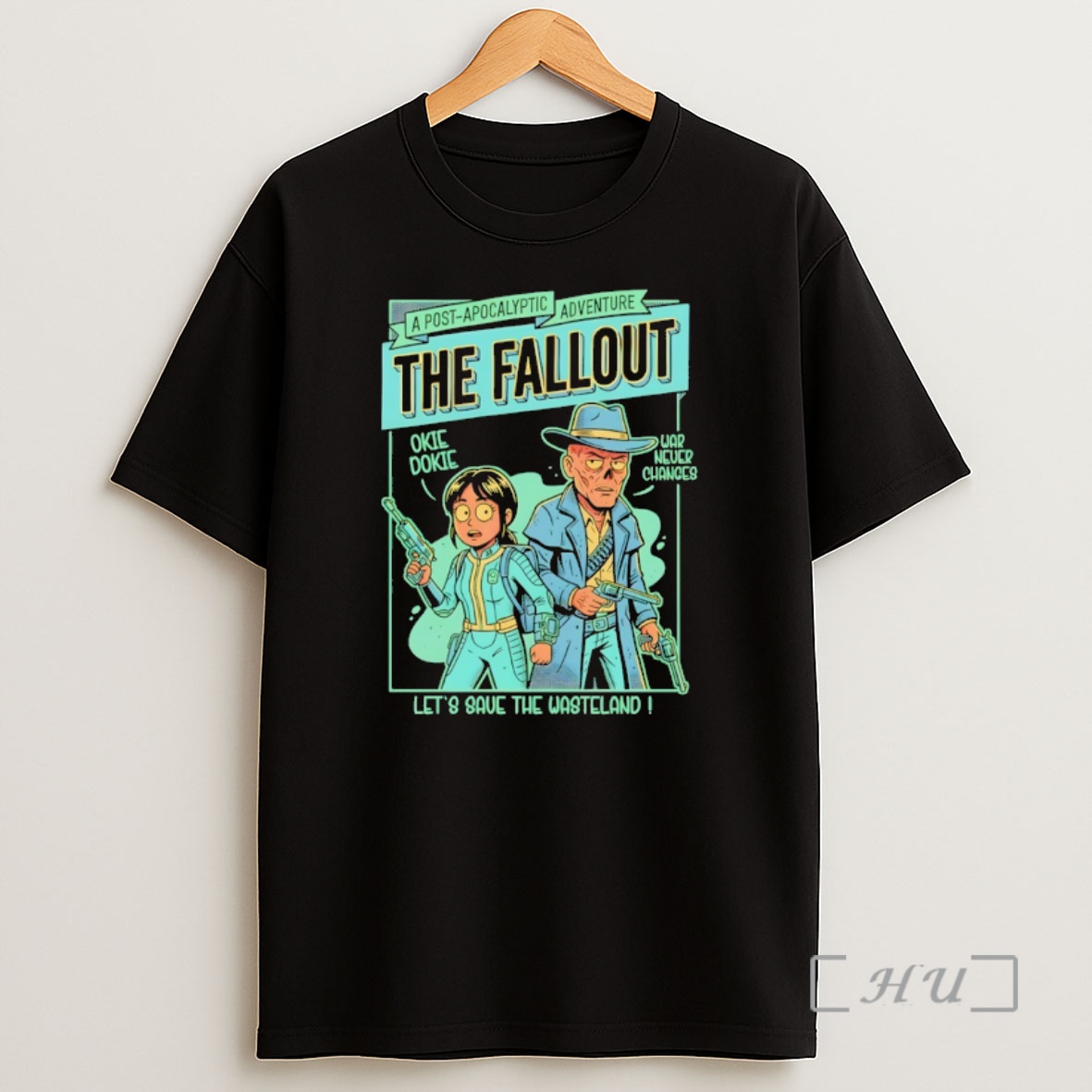 Officials Lucy And The Ghoul From Fallout Wasteland Duo A Post Apocalyptic Adventure Shirt Sweatshirt Tee