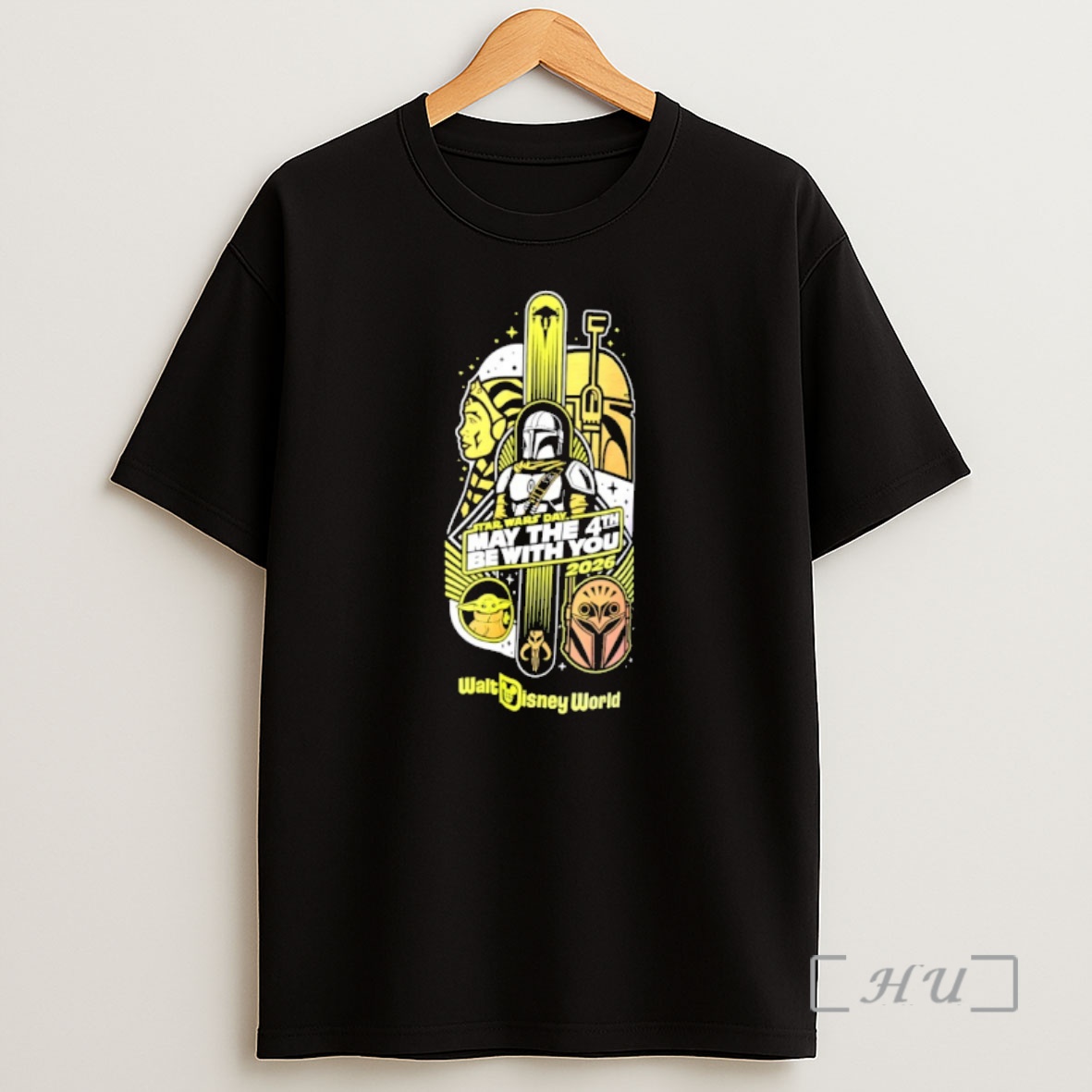 Officials Mandalorian And Grogu Star Wars Day 2026 Walt Disney World Shirt Sweatshirt Tee