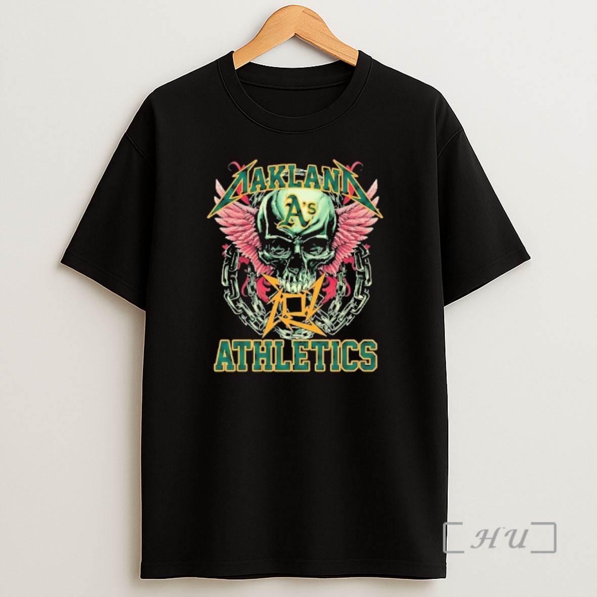 Officials Metallica Skull X Oakland Athletics Baseball Shirt Sweatshirt Tee