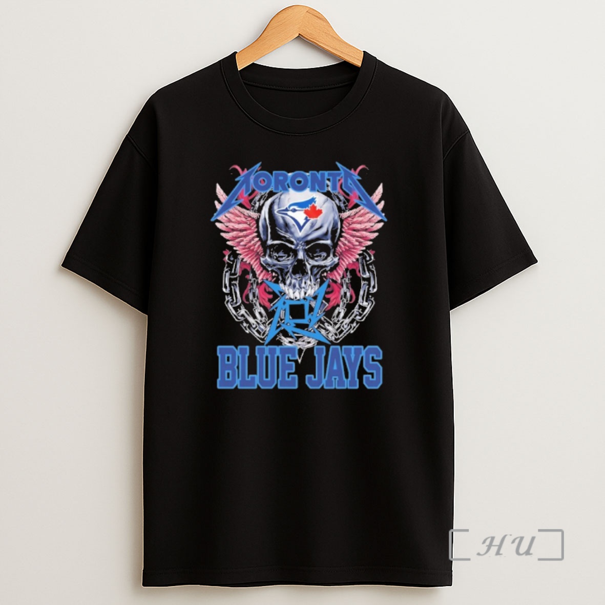 Officials Metallica Skull X Toronto Blue Jays Baseball Shirt Sweatshirt Tee