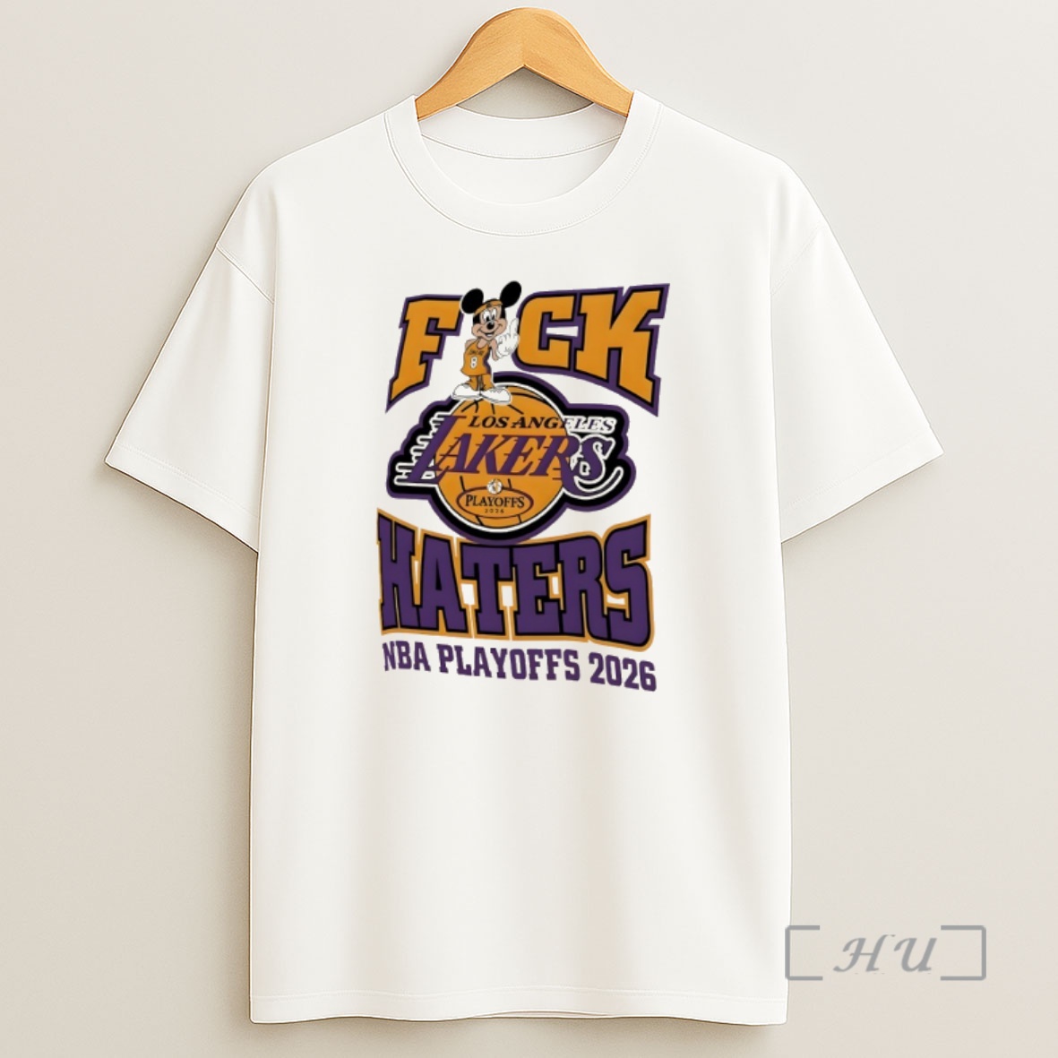 Officials Mickey Mouse Middle Finger Fuck Los Angeles Lakers Playoffs 2026 Shirt Sweatshirt Tee