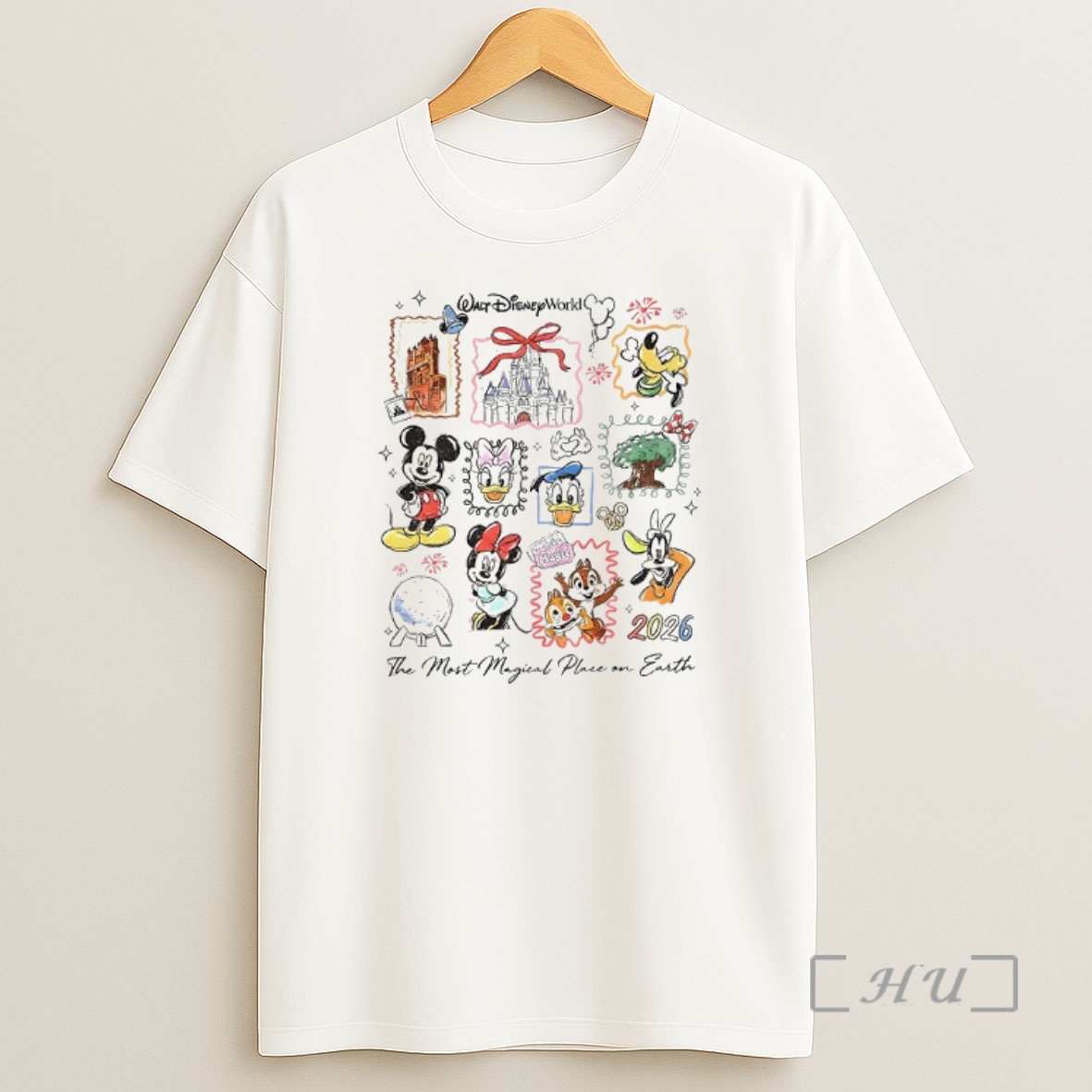 Officials Mickey And Friends Disneyworld The Most Magical Place On Earth Shirt Sweatshirt Tee