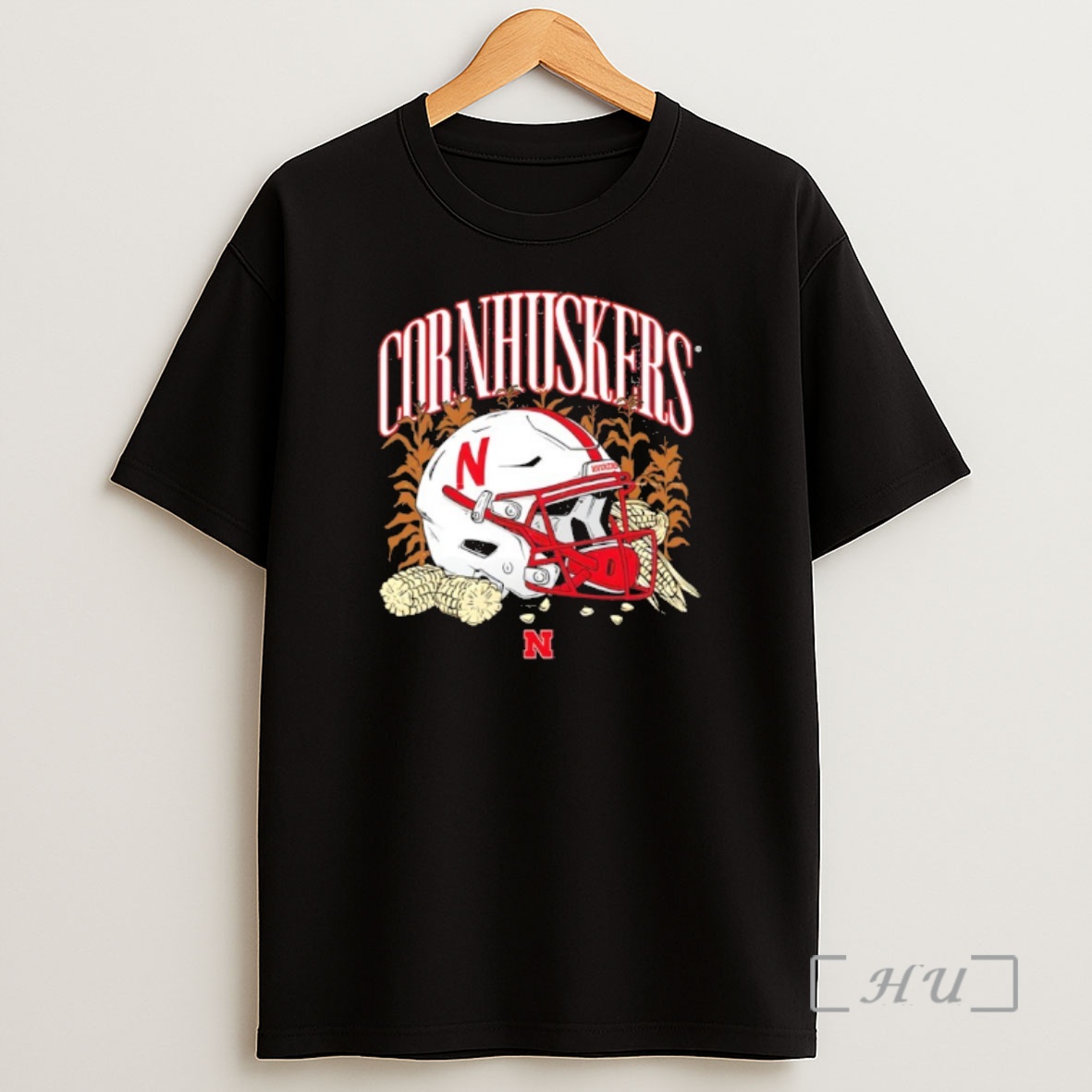 Officials Ncaa Football Nebraska Cornhuskers Vintage Helmet Shirt Sweatshirt Tee