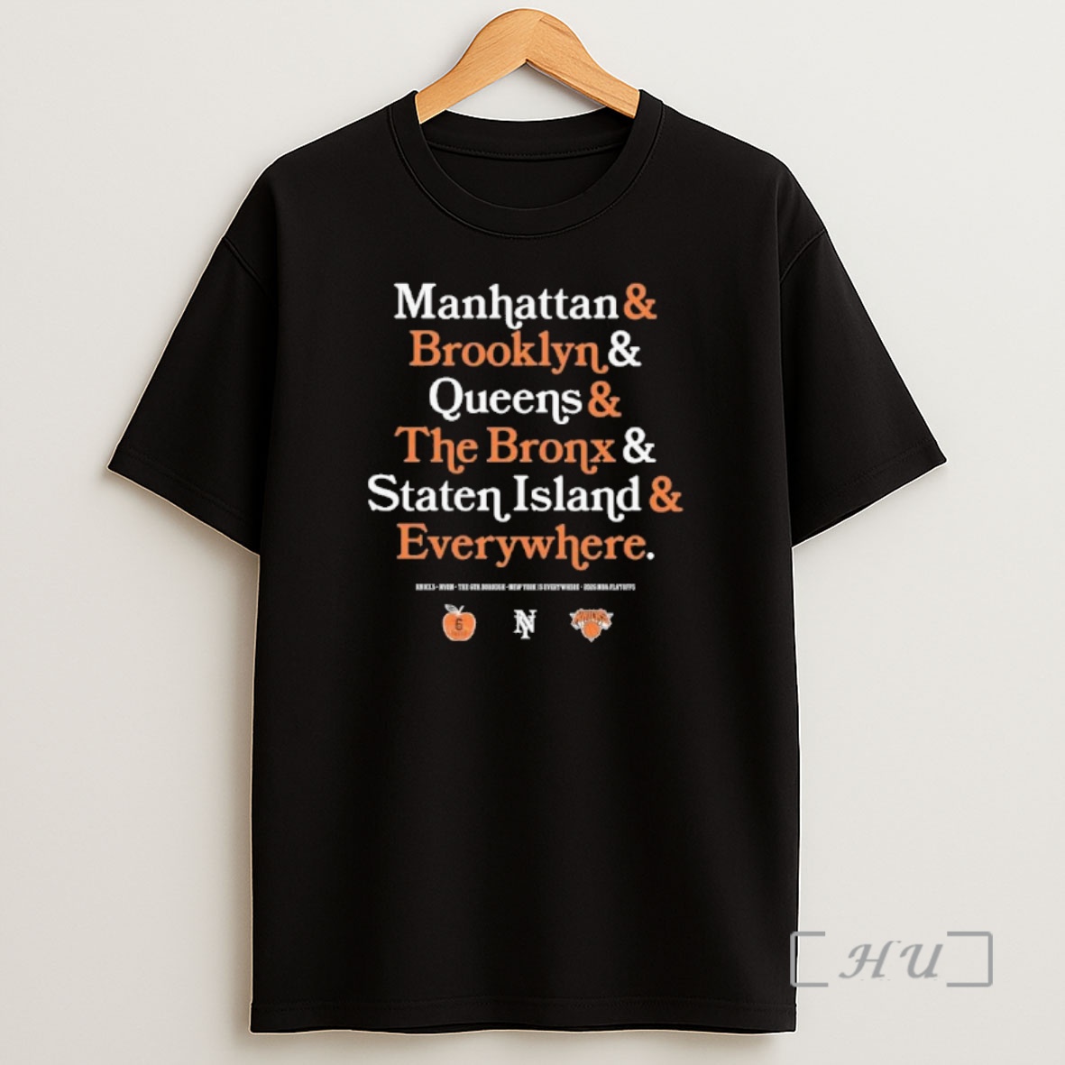 Officials New York Knicks 2026 Nba Playoffs 6th Borough Shirt Sweatshirt Tee