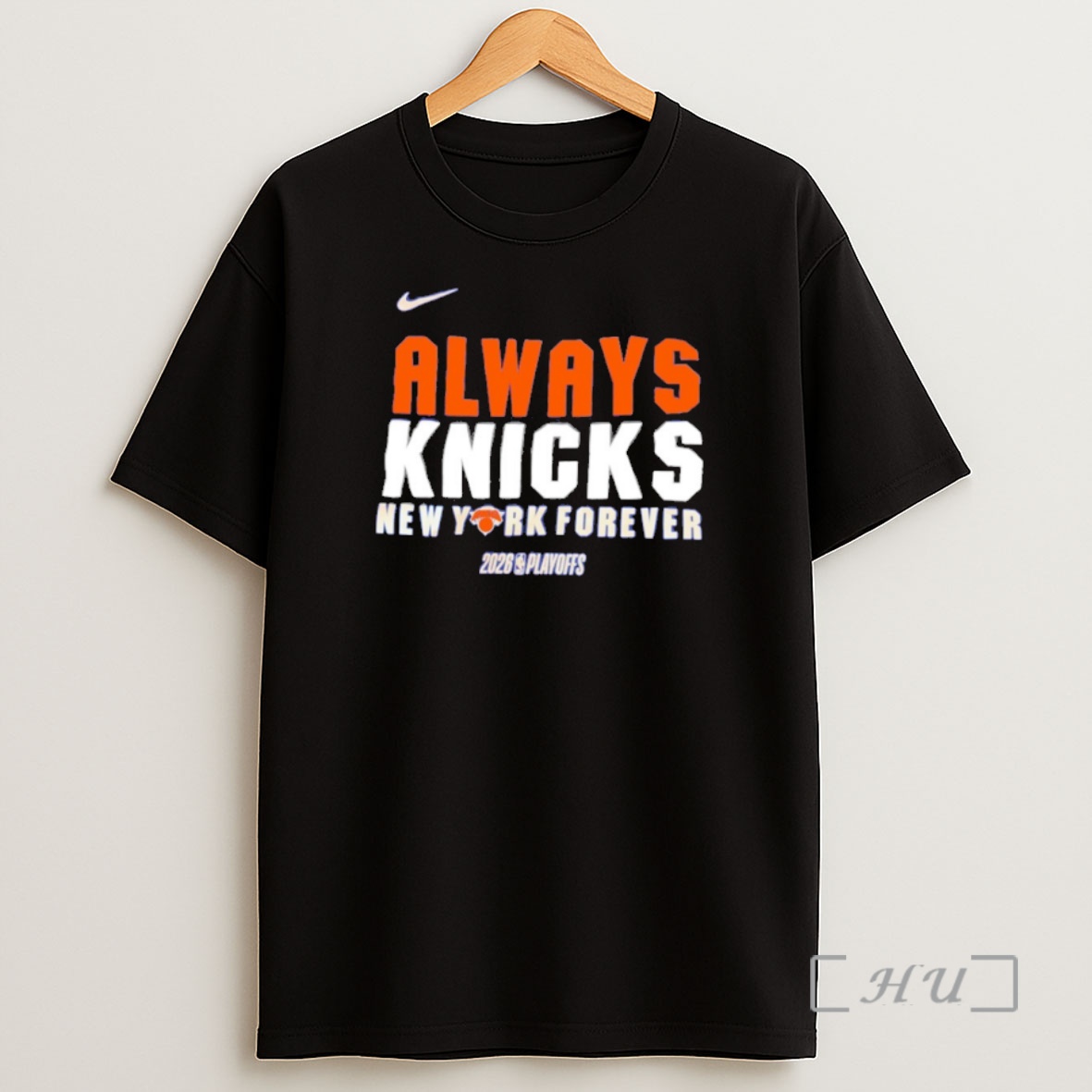 Officials New York Knicks 2026 Playoffs Always Knicks New York Forever Nike Logo Shirt Sweatshirt Tee